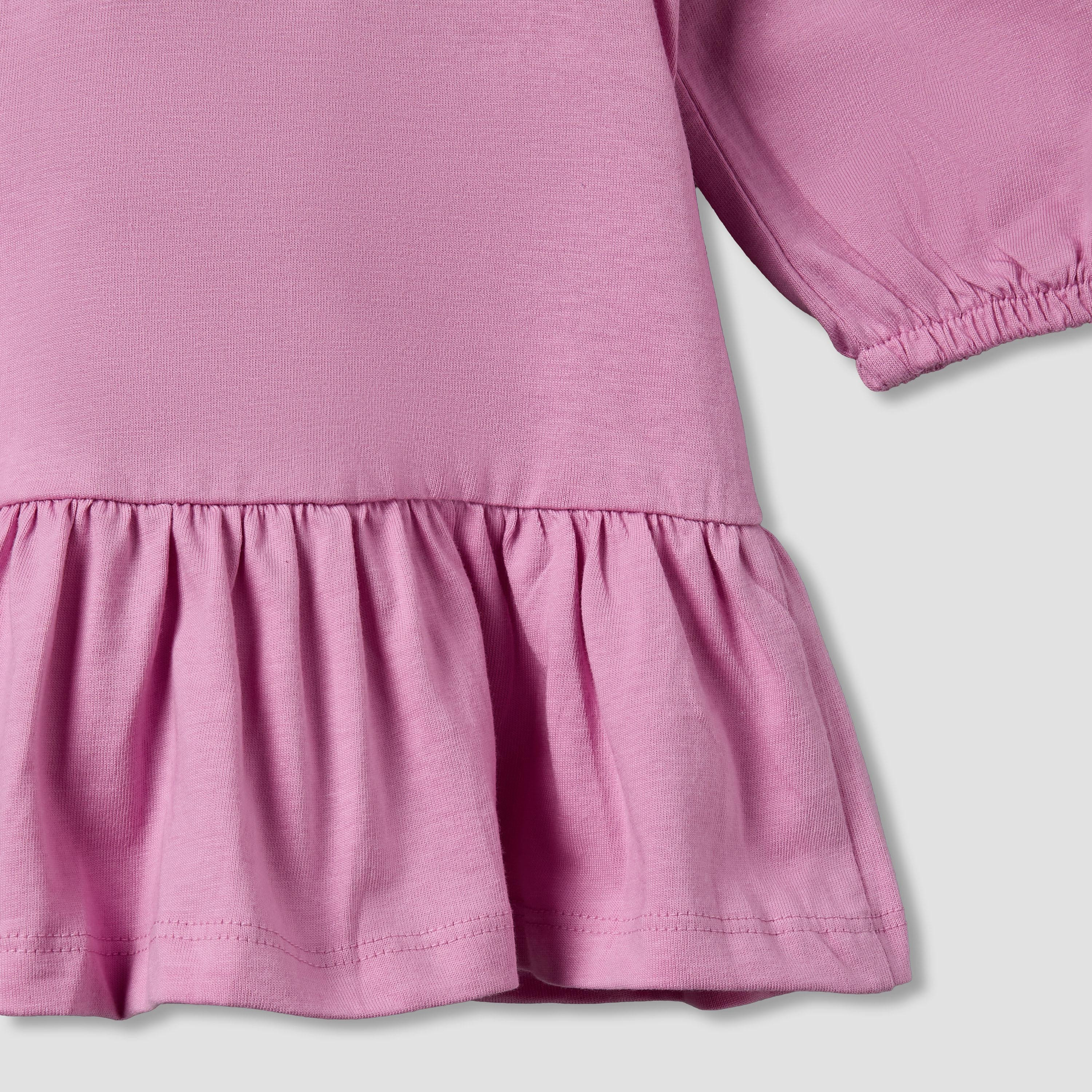 Juniors Sailor Collar Long Sleeves Dress with Drop Waist-baby-girls-clothing-dressesandjumpsuits-image-5
