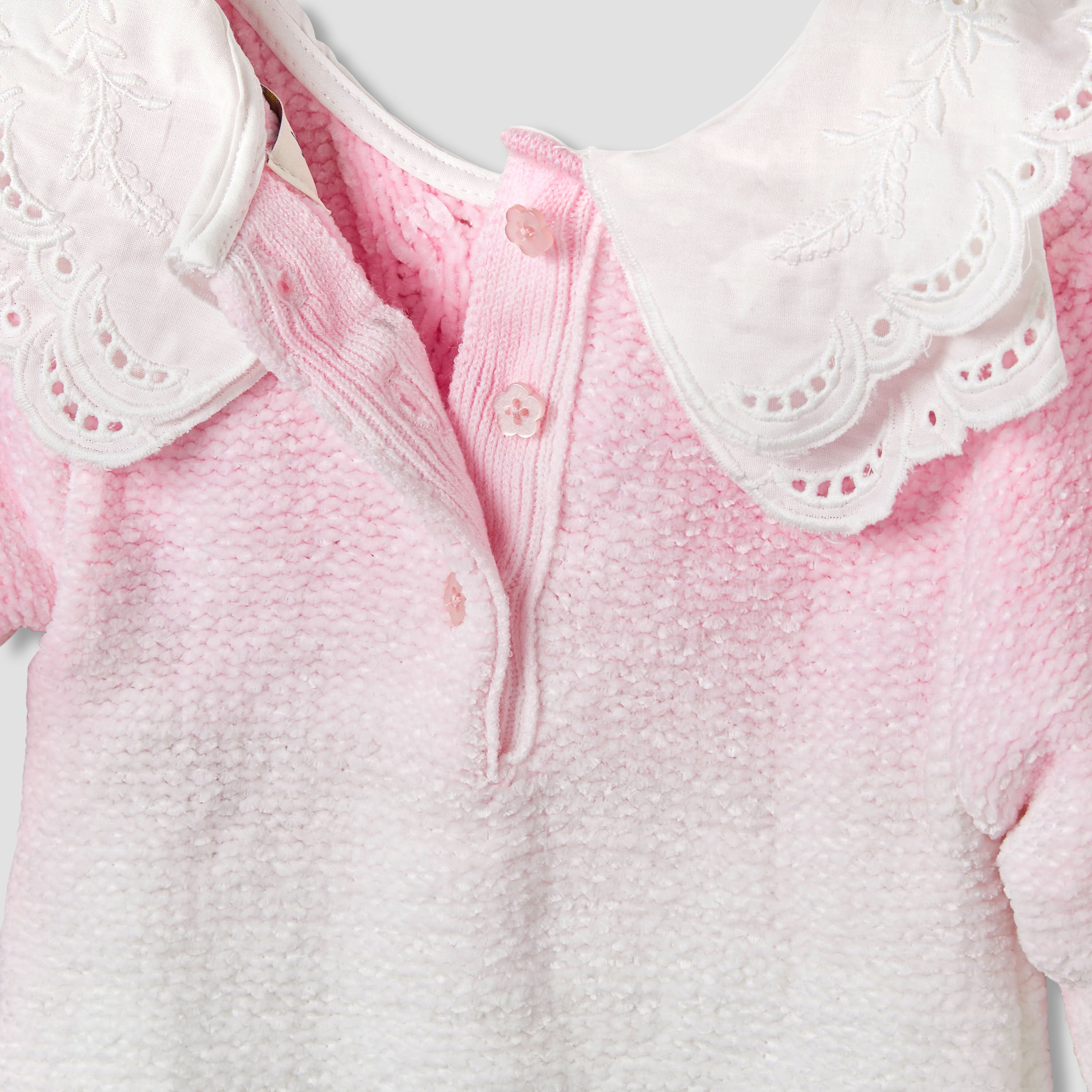 Juniors Cable Knit Textured Dress with Tights-baby-girls-clothing-dressesandjumpsuits-image-5