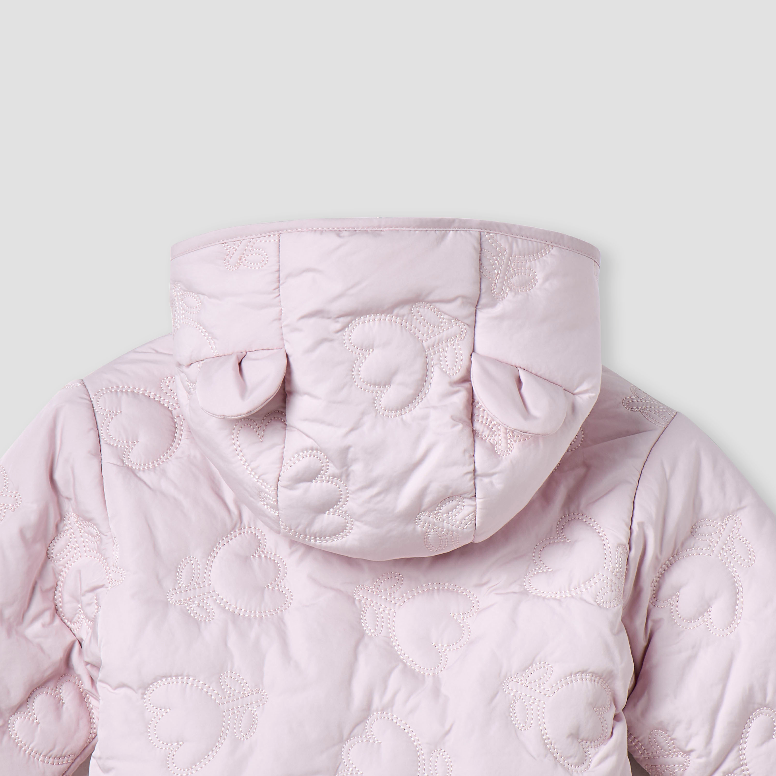 Juniors Quilted Zip Through Hooded Jacket with Pockets-baby-girls-clothing-jacketsandcoats-image-6