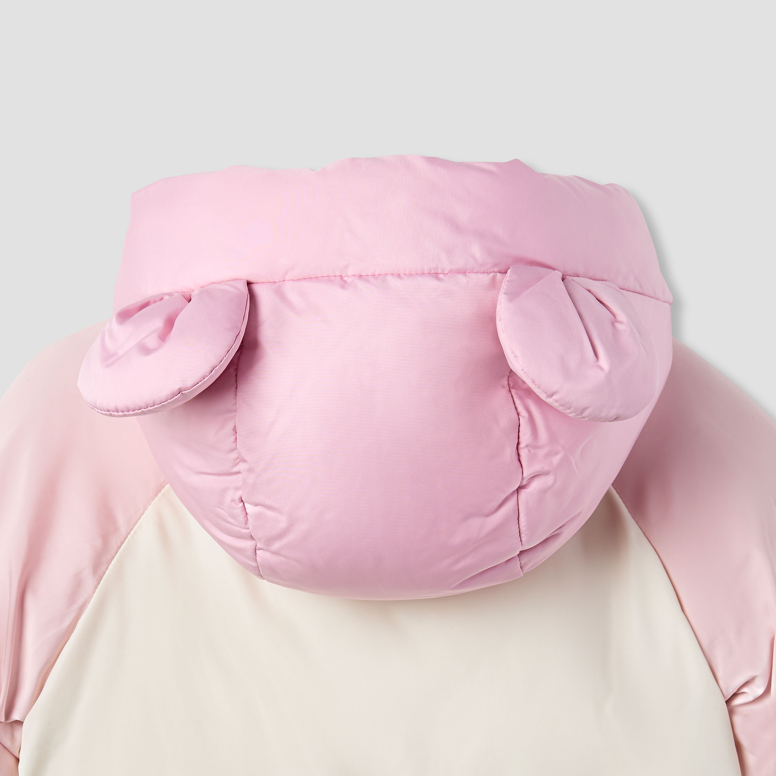 Juniors Ear Applique Hooded Heavy Jacket with Long Sleeves-baby-girls-clothing-jacketsandcoats-image-5