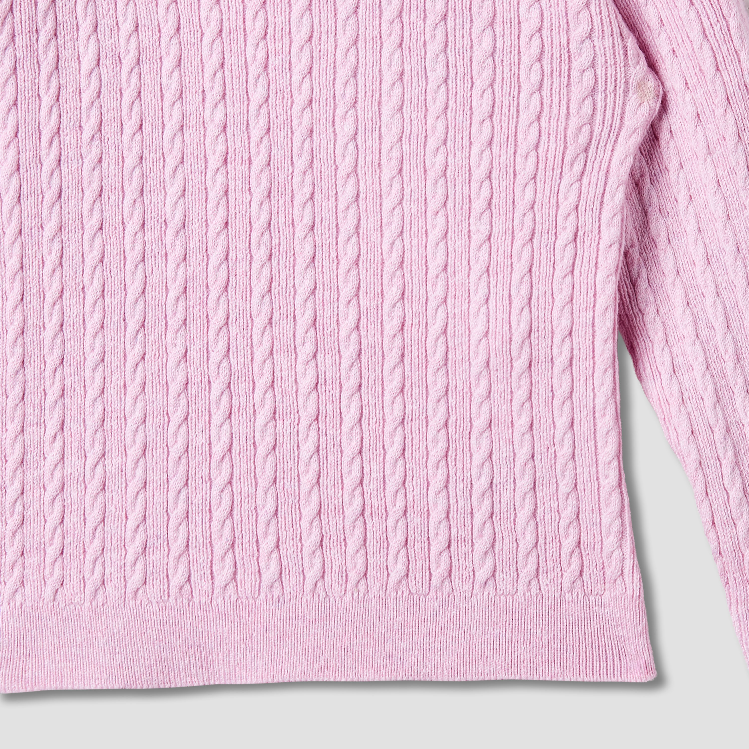 كنزة بارزة الملمس بأكمام طويلة وتفاصيل كشكش من جونيورز-baby-girls-clothing-jumpersandcardigans-image-1