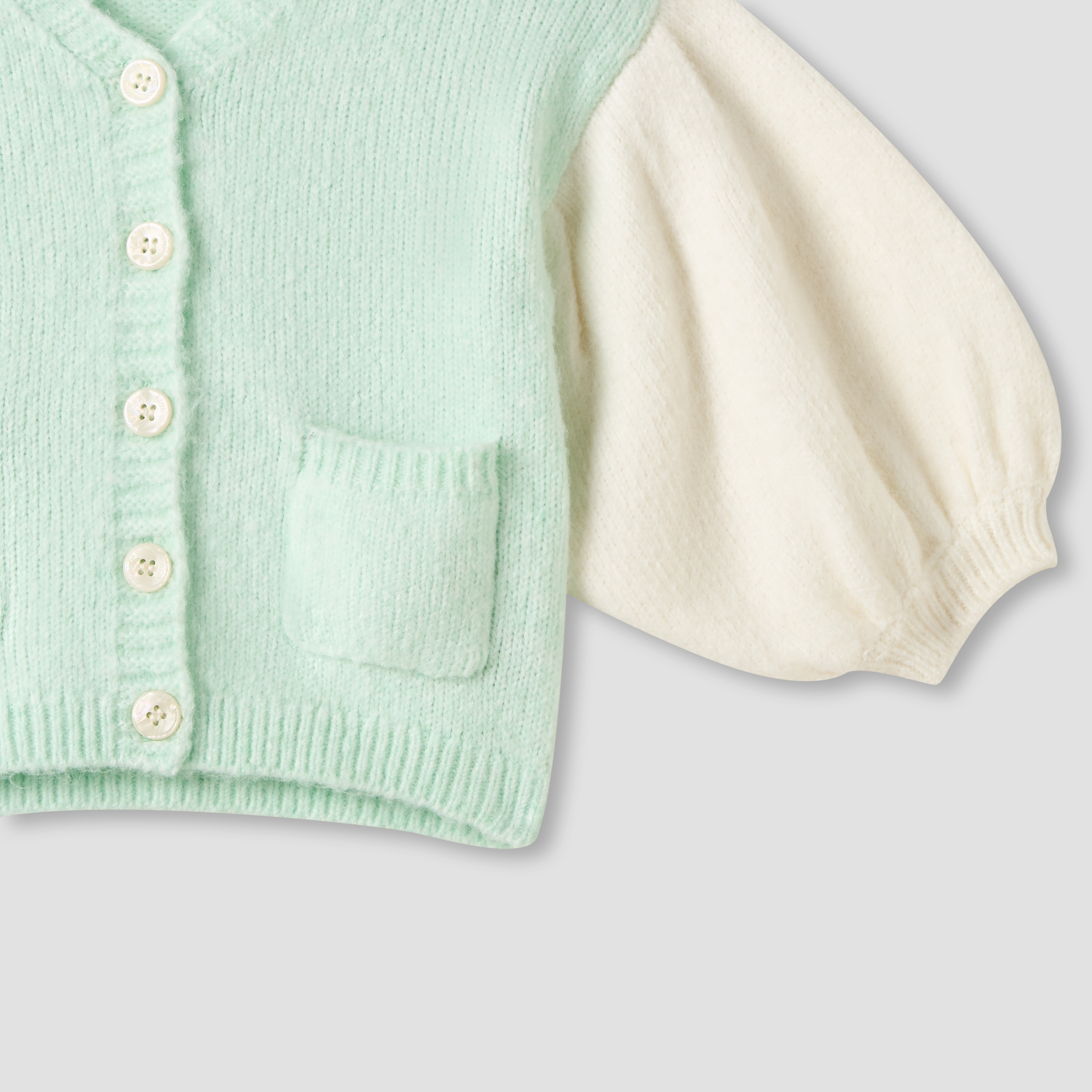 كارديجان بارز الملمس بأكمام طويلة من جونيورز-baby-girls-clothing-jumpersandcardigans-image-1