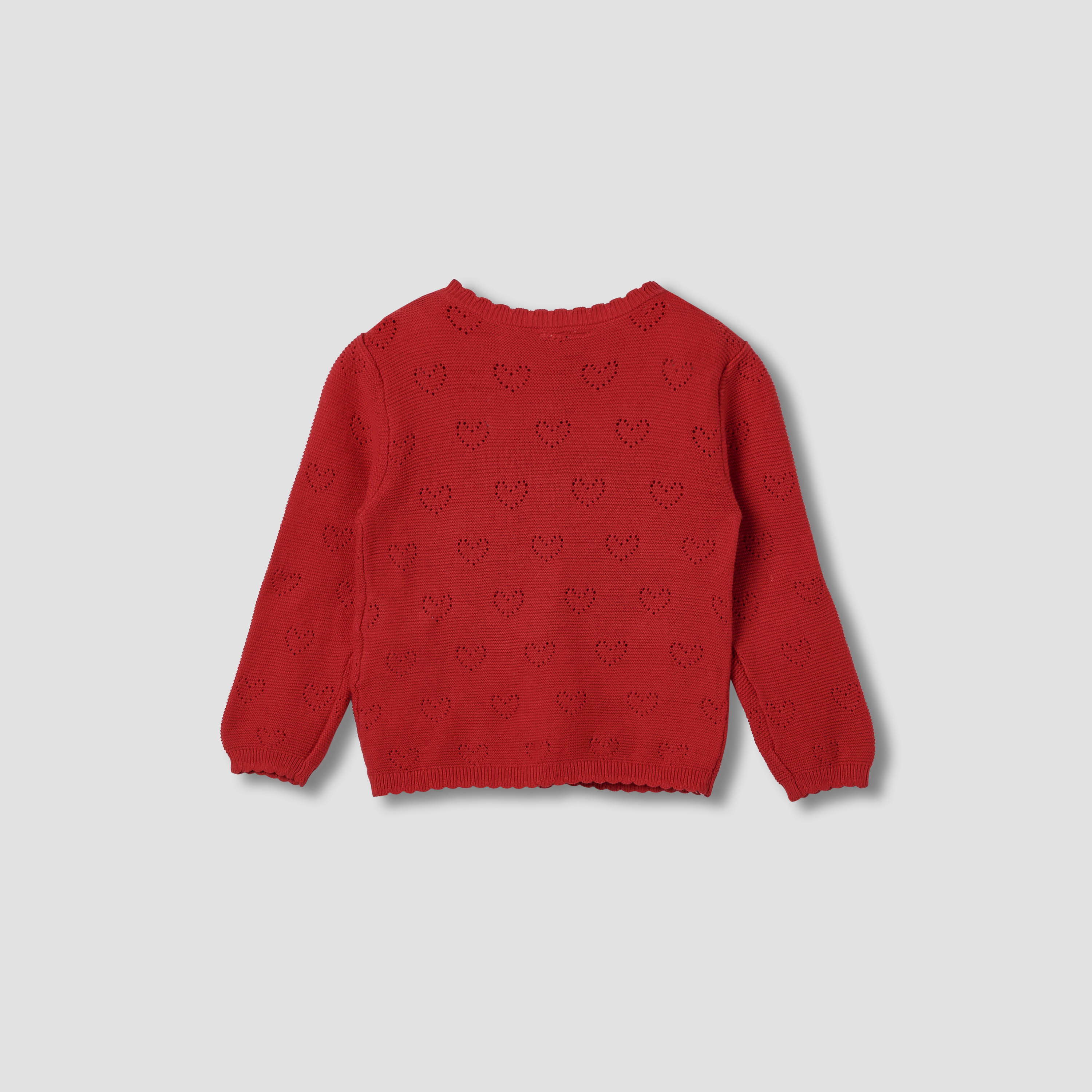 كارديجان منسوج بأكمام طويلة وفيونكة من جونيورز-baby-girls-clothing-jumpersandcardigans-image-5