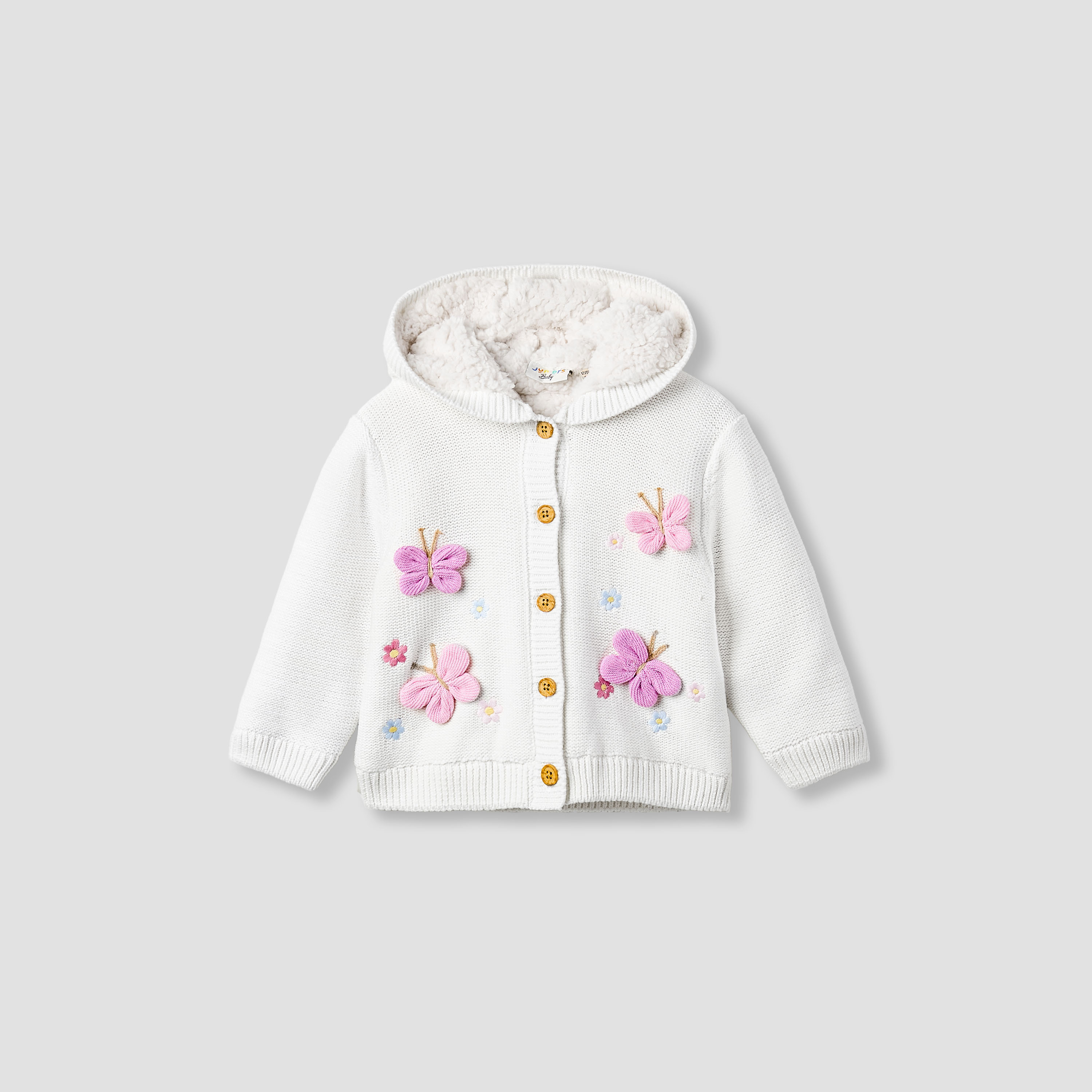 كارديجان بقبعة وأكمام طويلة وزينة فراشة من جونيورز-baby-girls-clothing-jumpersandcardigans-image-6