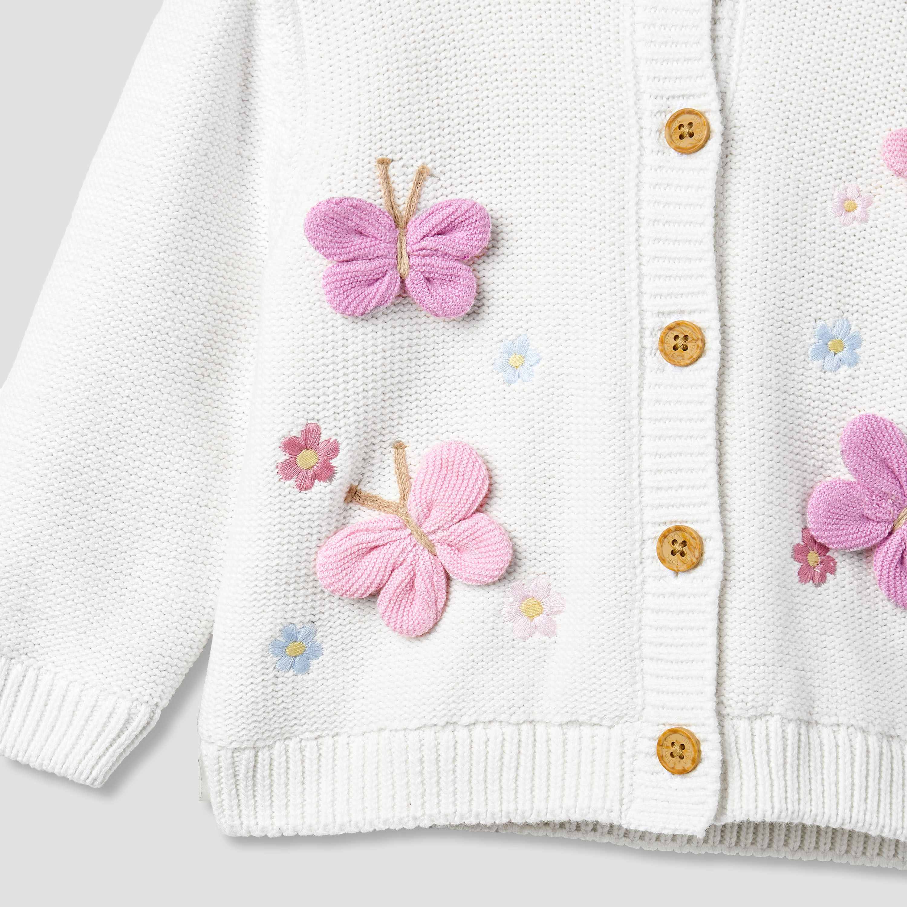 كارديجان بقبعة وأكمام طويلة وزينة فراشة من جونيورز-baby-girls-clothing-jumpersandcardigans-image-4
