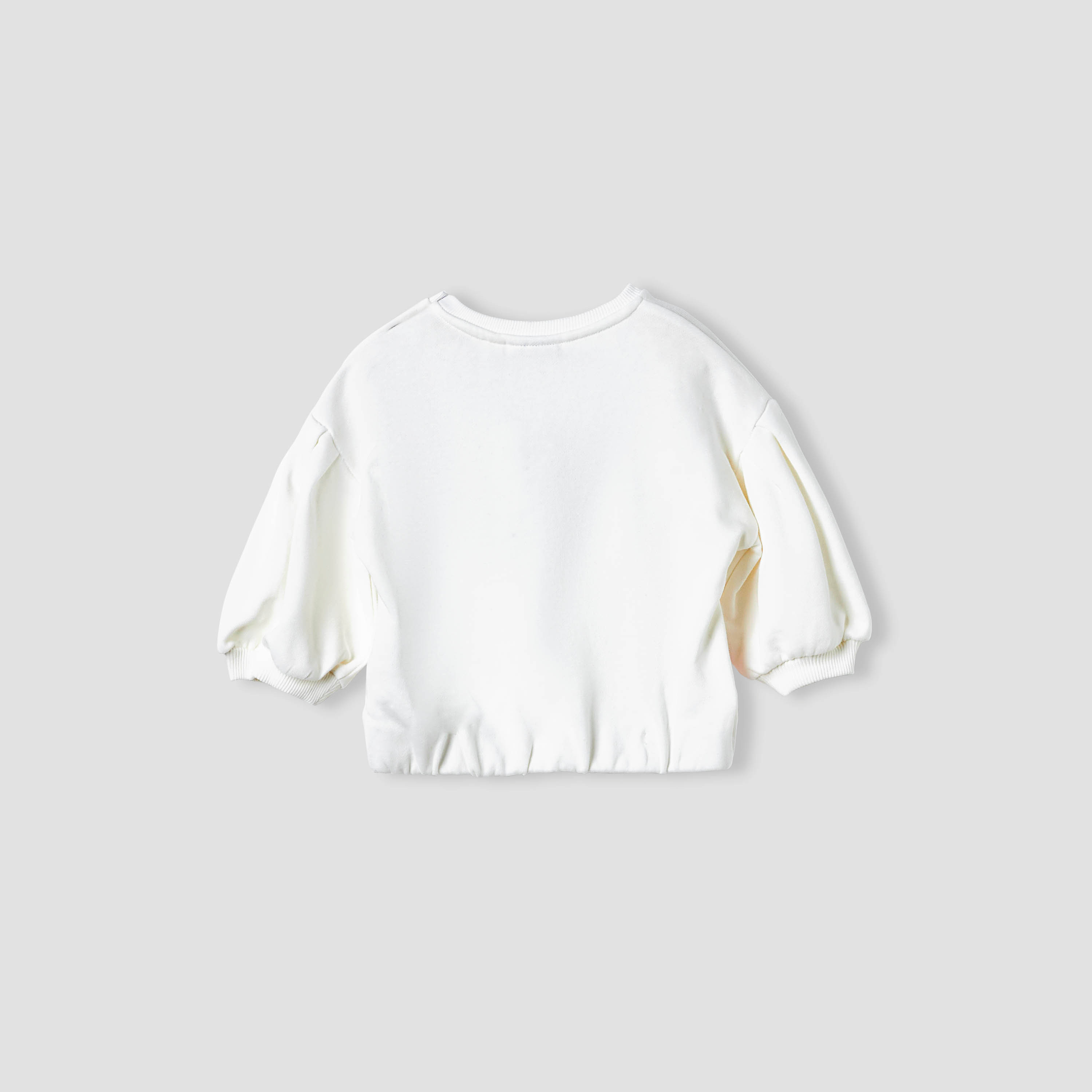 Juniors Bow Detail Sweatshirt with Long Sleeves-baby-girls-clothing-winterwear-sweatshirts-image-2