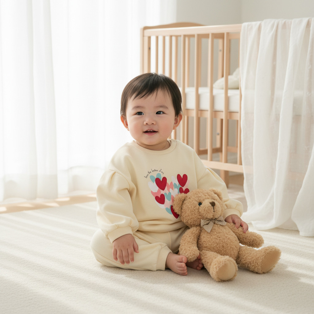 Juniors Heart Print Pullover-baby-girls-clothing-sweatshirts-image-1