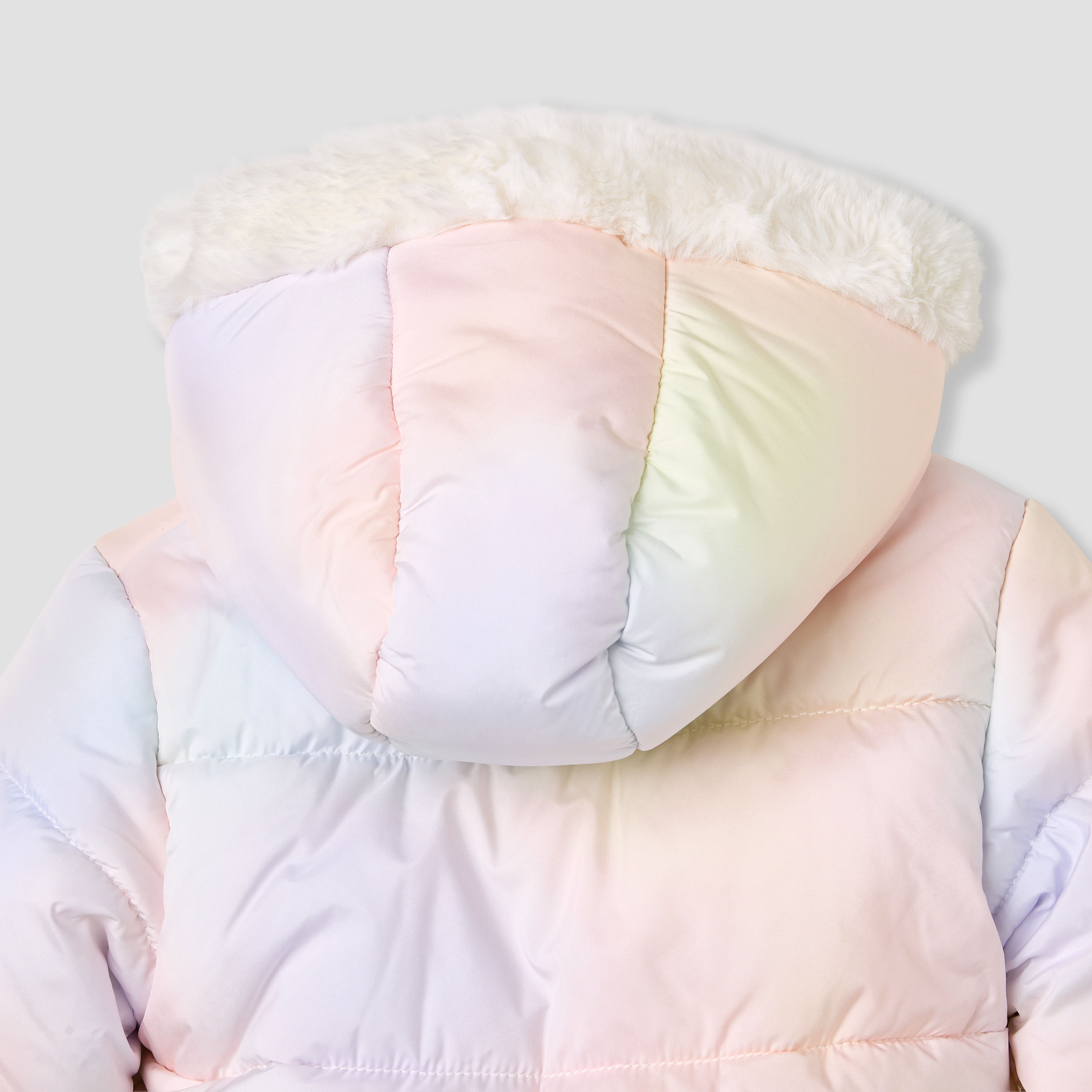 Juniors Ruffle Detail Padded Coverall with Hood-baby-girls-clothing-winterwear-bodysuits-image-5