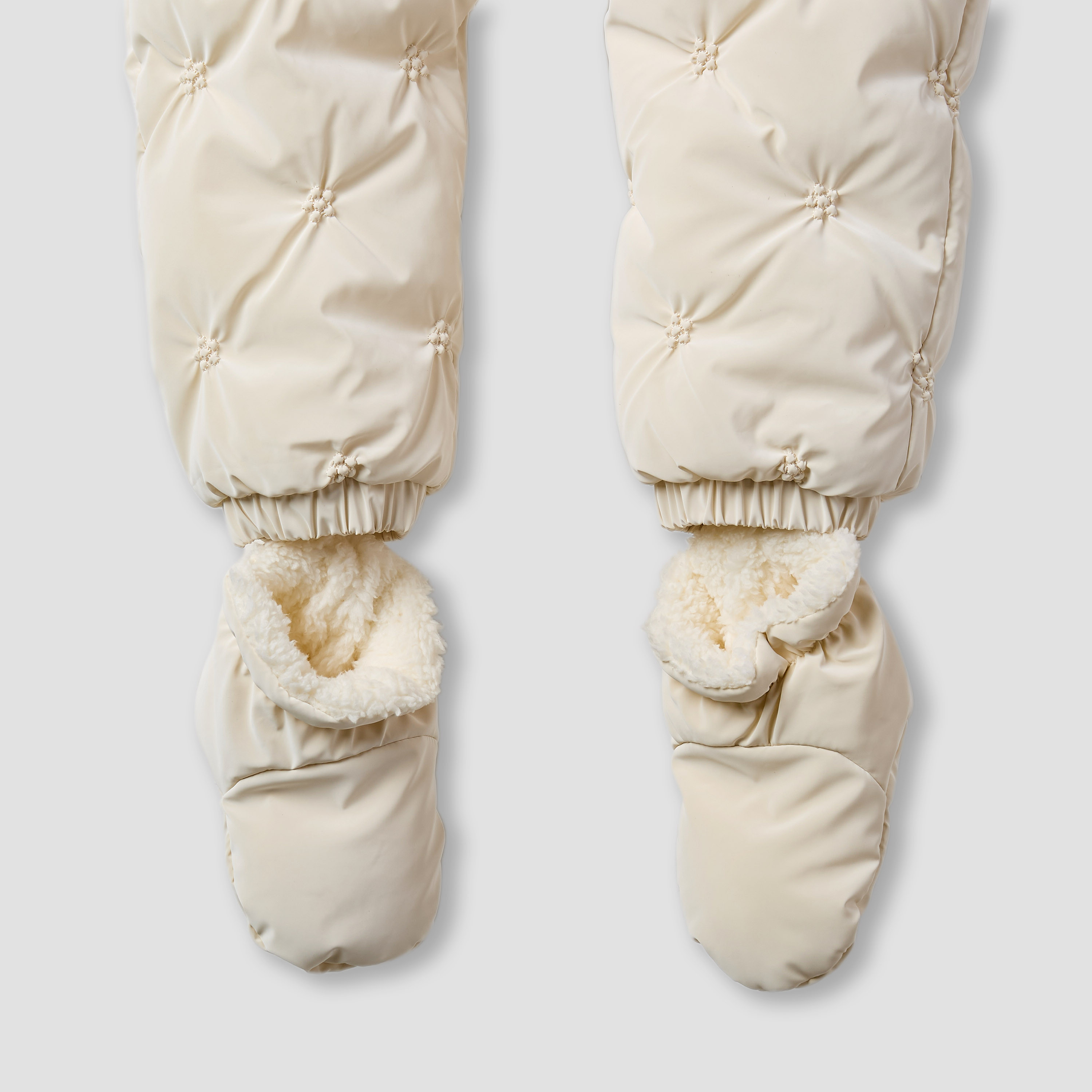 Juniors Hooded Neck Heavy Coverall with Zip Closure - Polyester - Long Sleeves-baby-girls-clothing-winterwear-bodysuits-image-5
