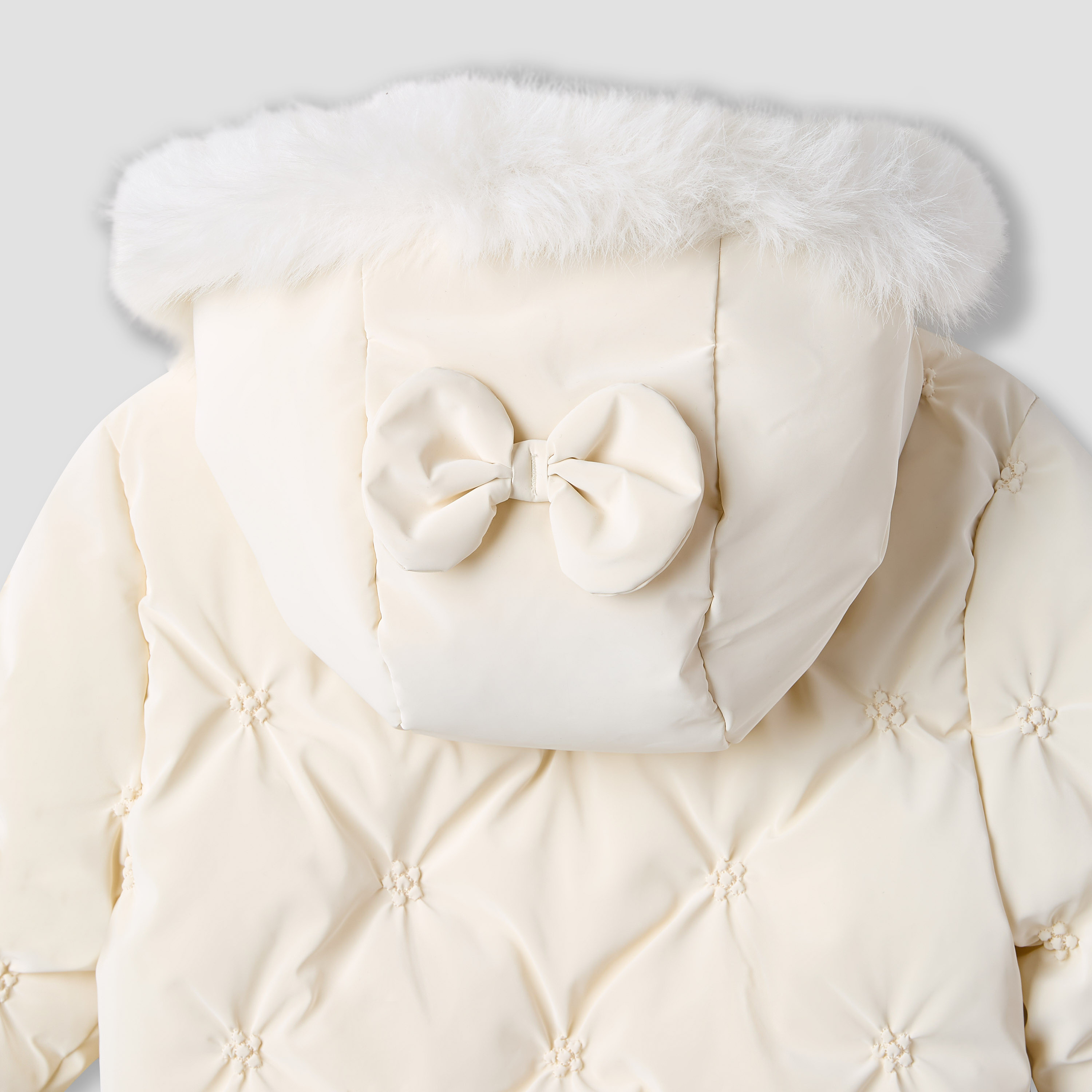 Juniors Hooded Neck Heavy Coverall with Zip Closure - Polyester - Long Sleeves-baby-girls-clothing-winterwear-bodysuits-image-6