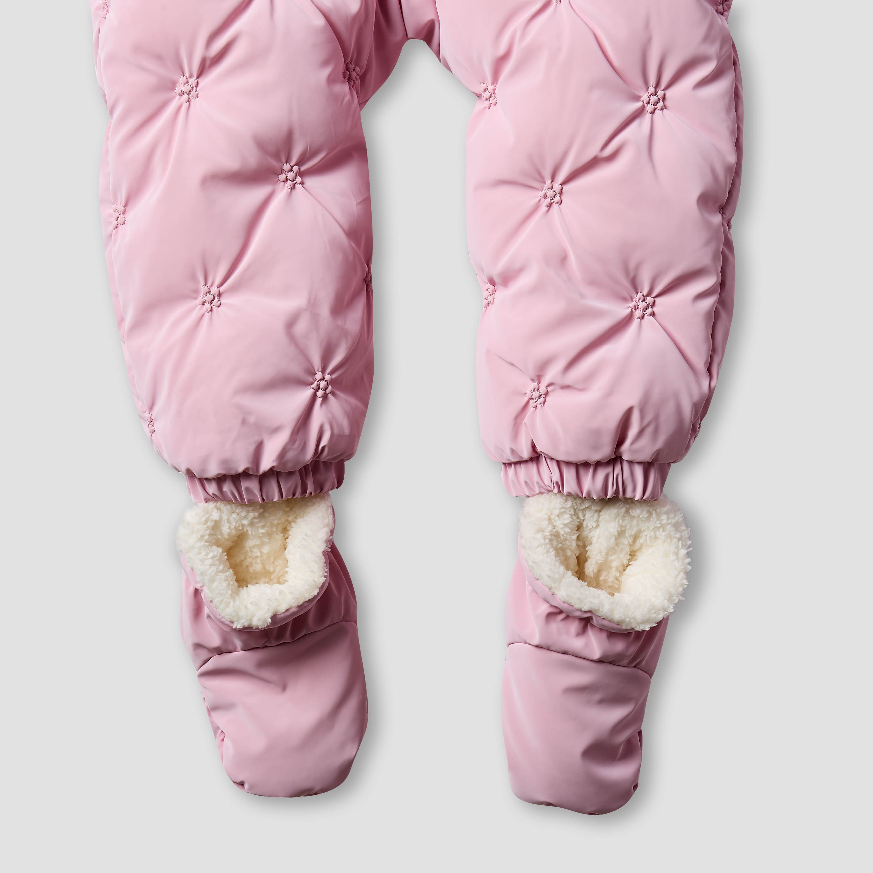 Juniors Hooded Neck Heavy Coverall with Zip Closure - Polyester - Long Sleeves-baby-girls-clothing-winterwear-bodysuits-image-5