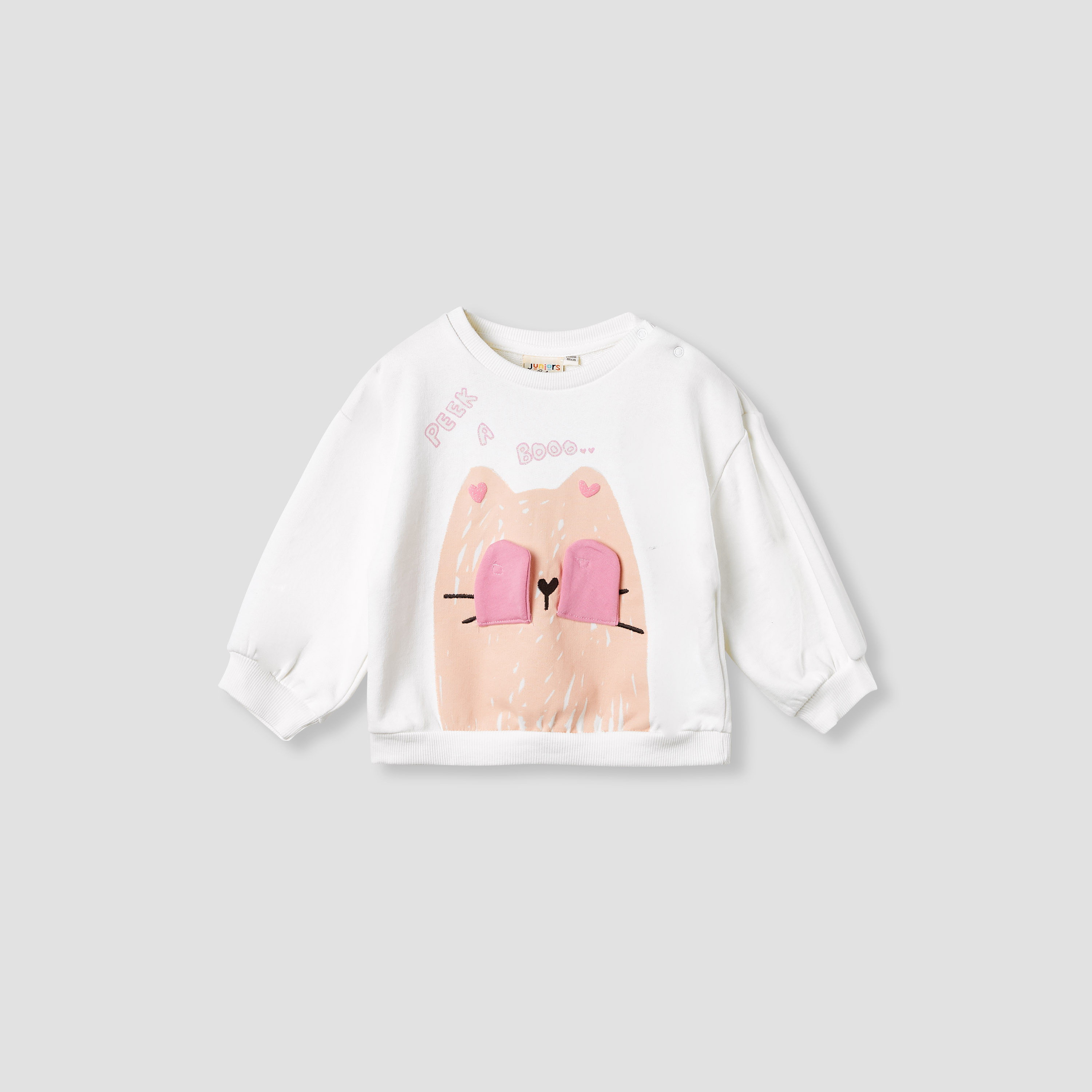 طقم بنطلون ليقنز وسويت شيرت بتزيينات قطة من جونيورز-baby-girls-clothing-setsandcoords-image-6