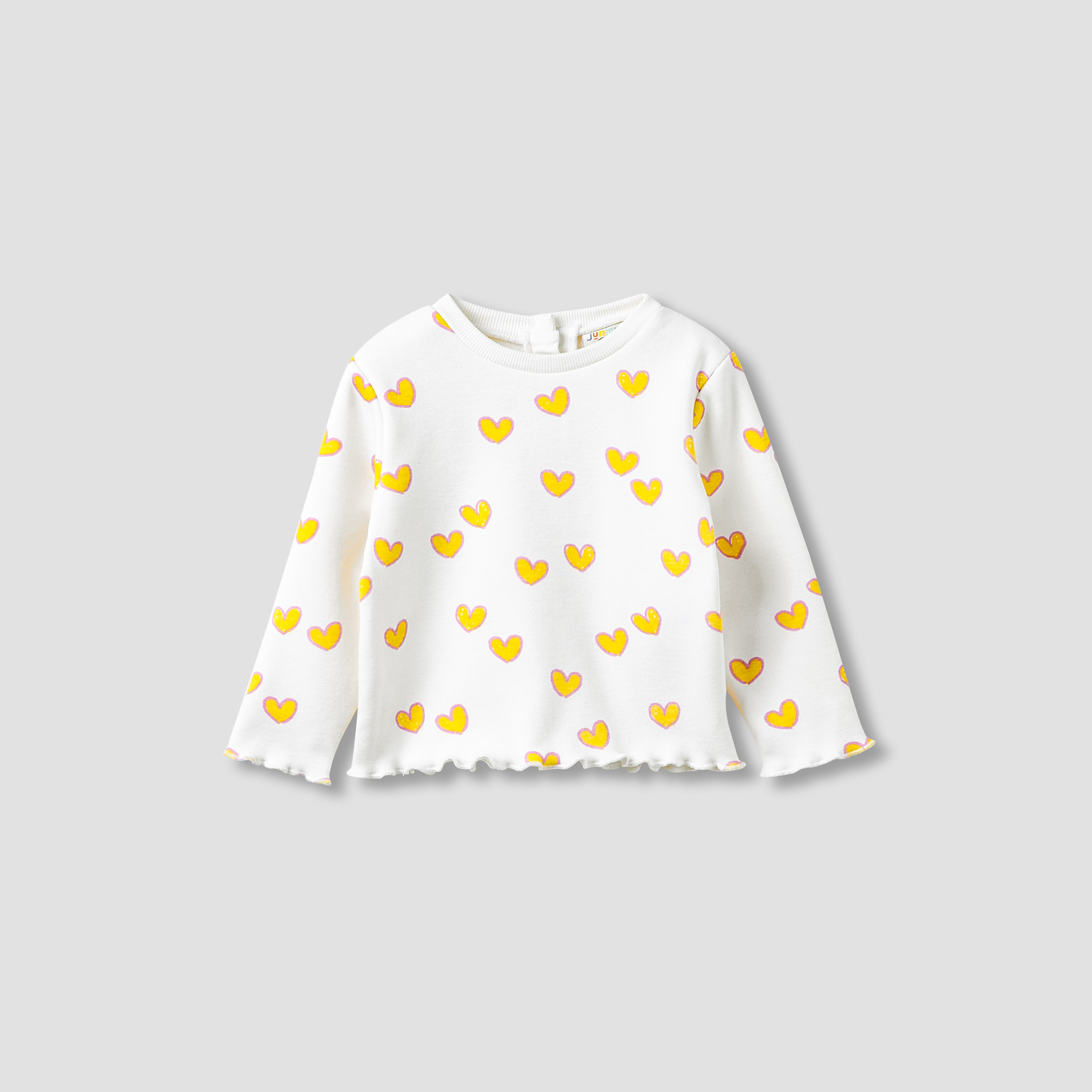 Juniors Girls Top and Pants Set with Heart Print - Long Sleeves - Crew Neck-baby-girls-clothing-setsandcoords-image-2