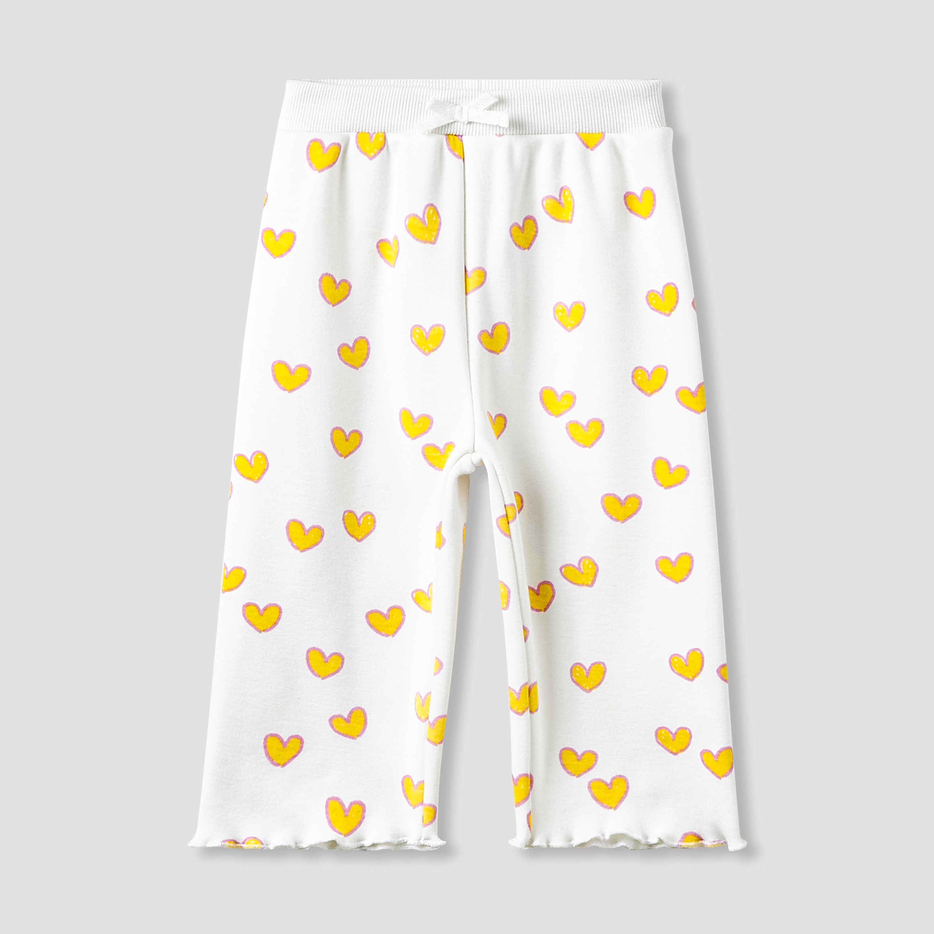 Juniors Girls Top and Pants Set with Heart Print - Long Sleeves - Crew Neck-baby-girls-clothing-setsandcoords-image-3
