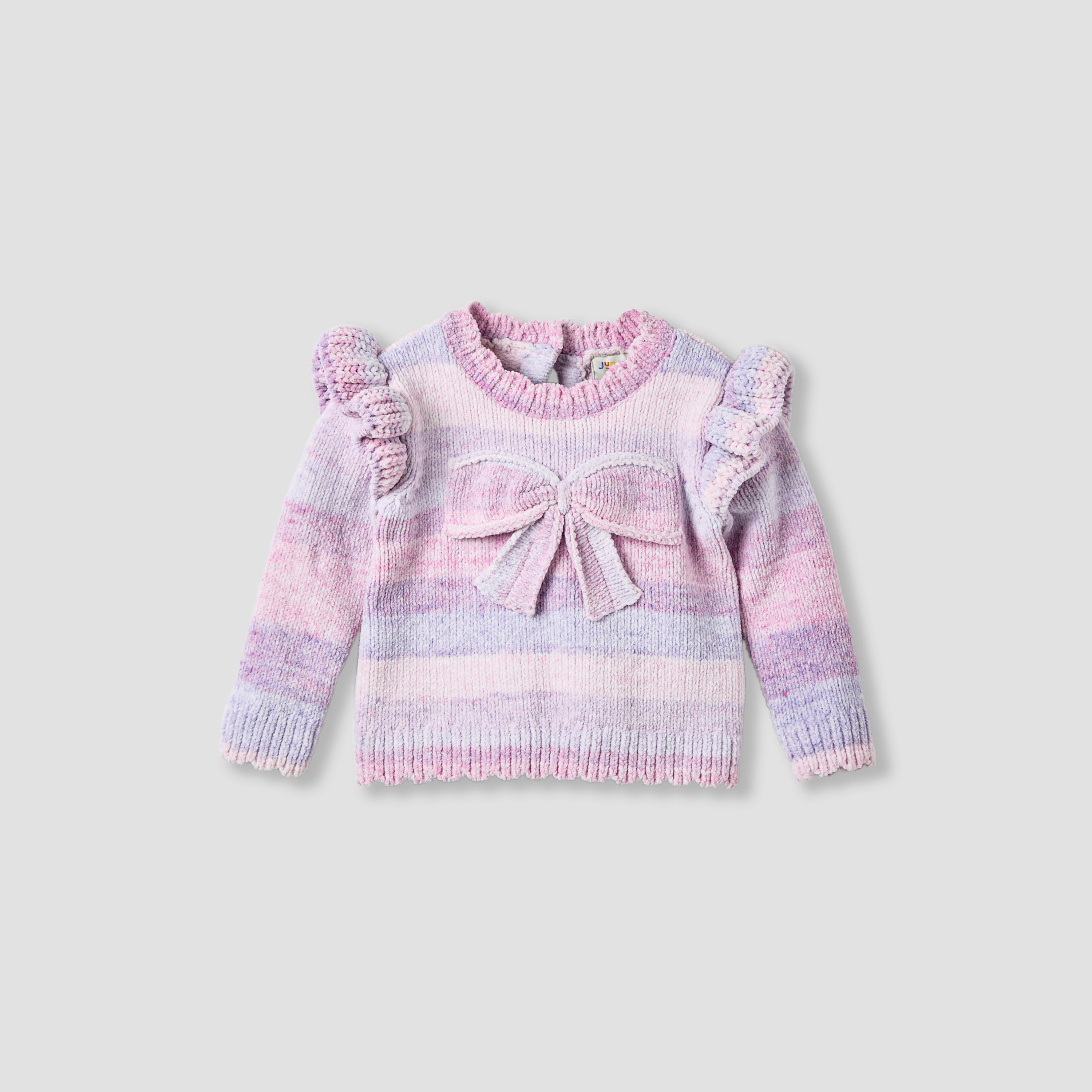 Juniors Bow Accent Sweater and Pants Set-baby-girls-clothing-setsandcoords-image-2