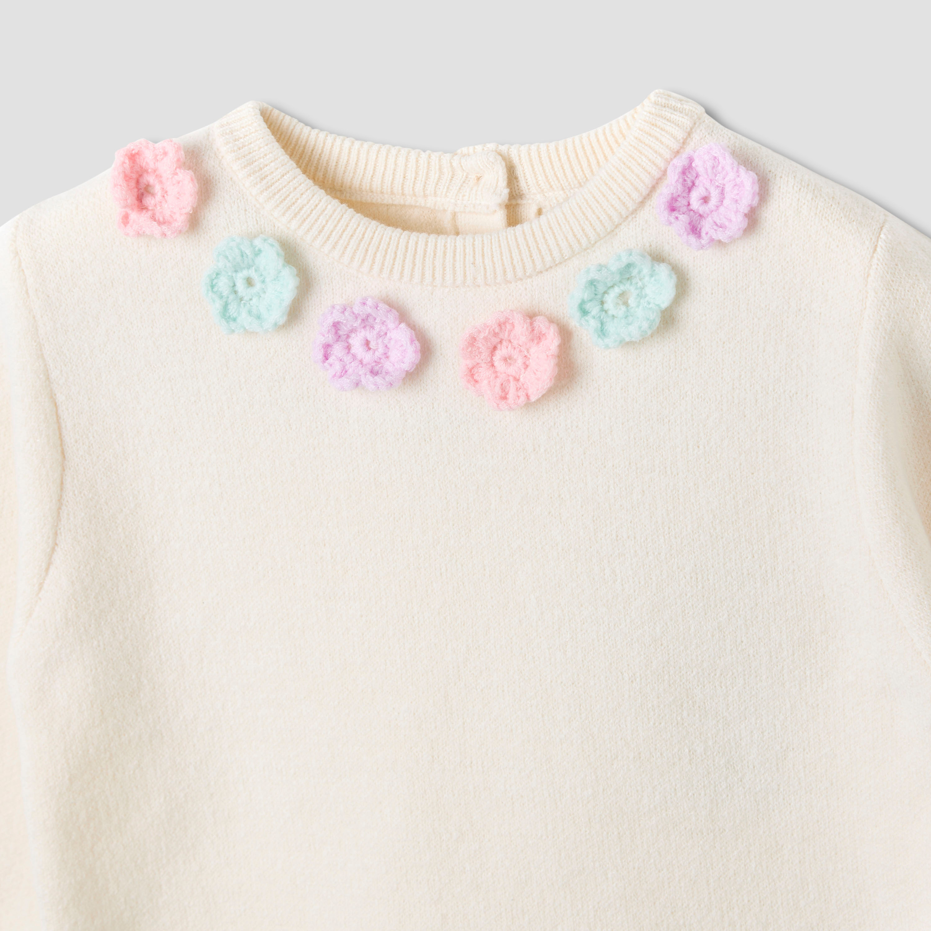 Juniors Floral Applique Top and Leggings Set-baby-girls-clothing-setsandcoords-image-4