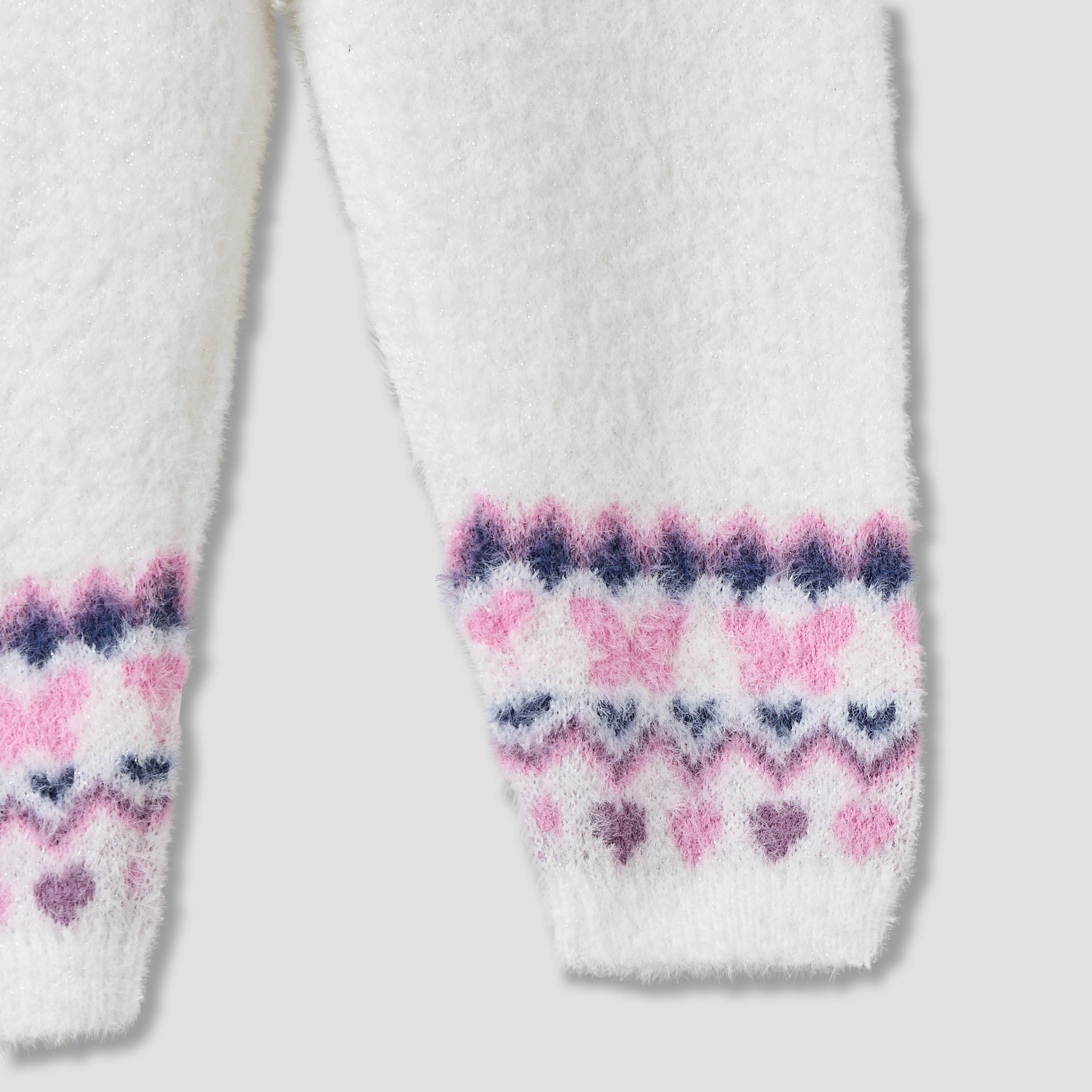 Juniors Heart Print Hooded Sweater and Pants Set-baby-girls-clothing-setsandcoords-image-7