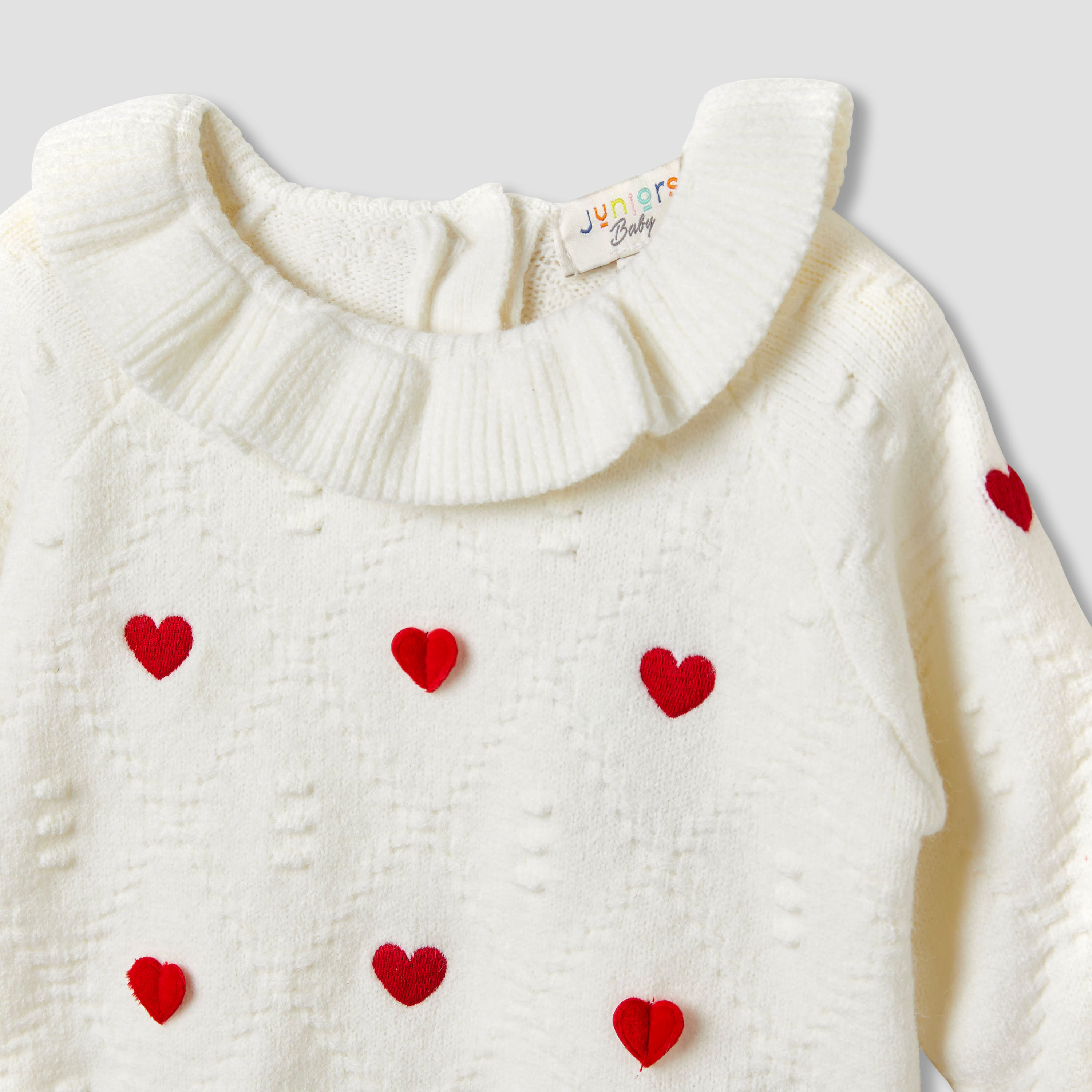 Juniors Heart Applique Sweater and Pants Set-baby-girls-clothing-setsandcoords-image-4