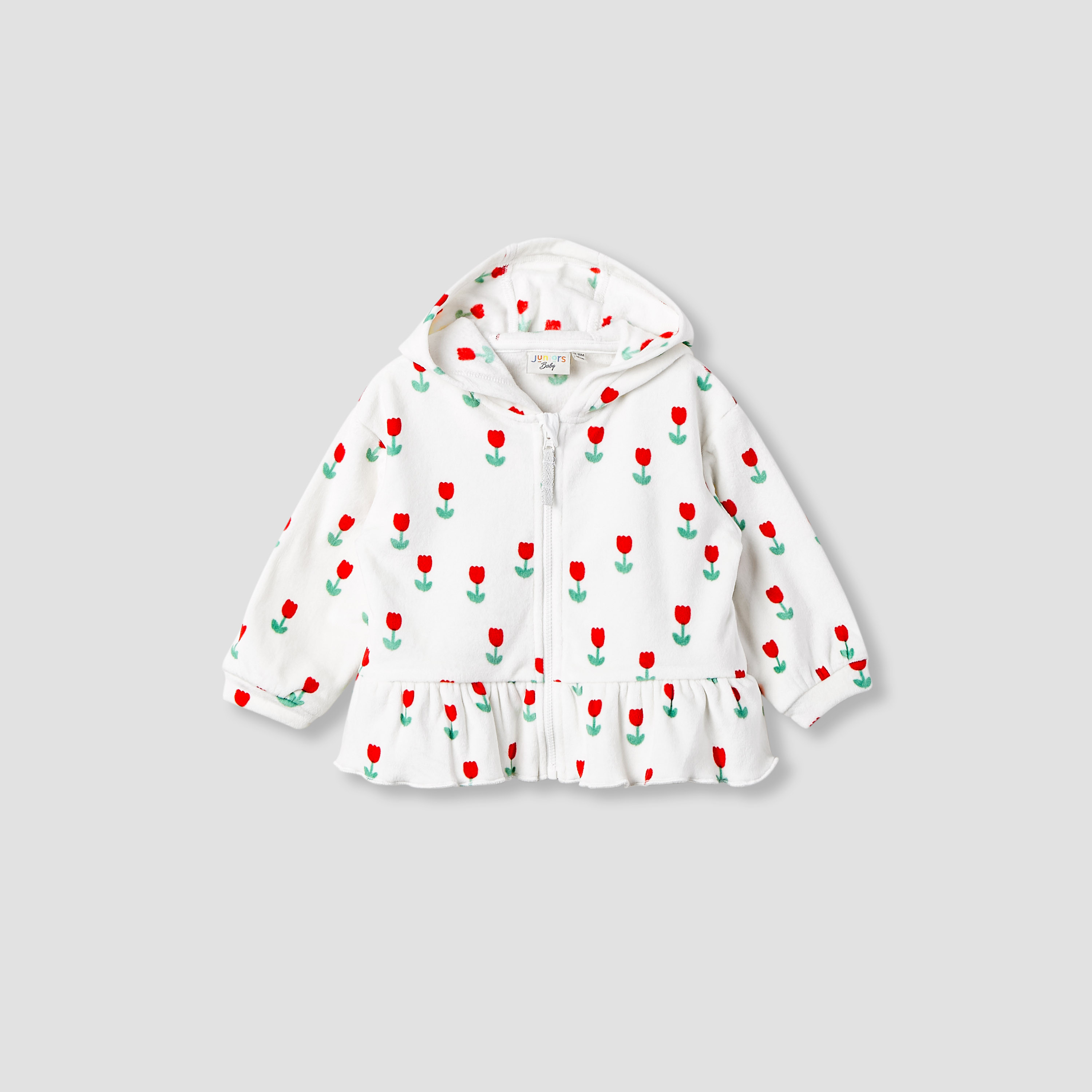 Juniors Girls T-shirt with Hoodies and Joggers - Polyamide Blend - Long Sleeves and Hood-baby-girls-clothing-setsandcoords-image-2