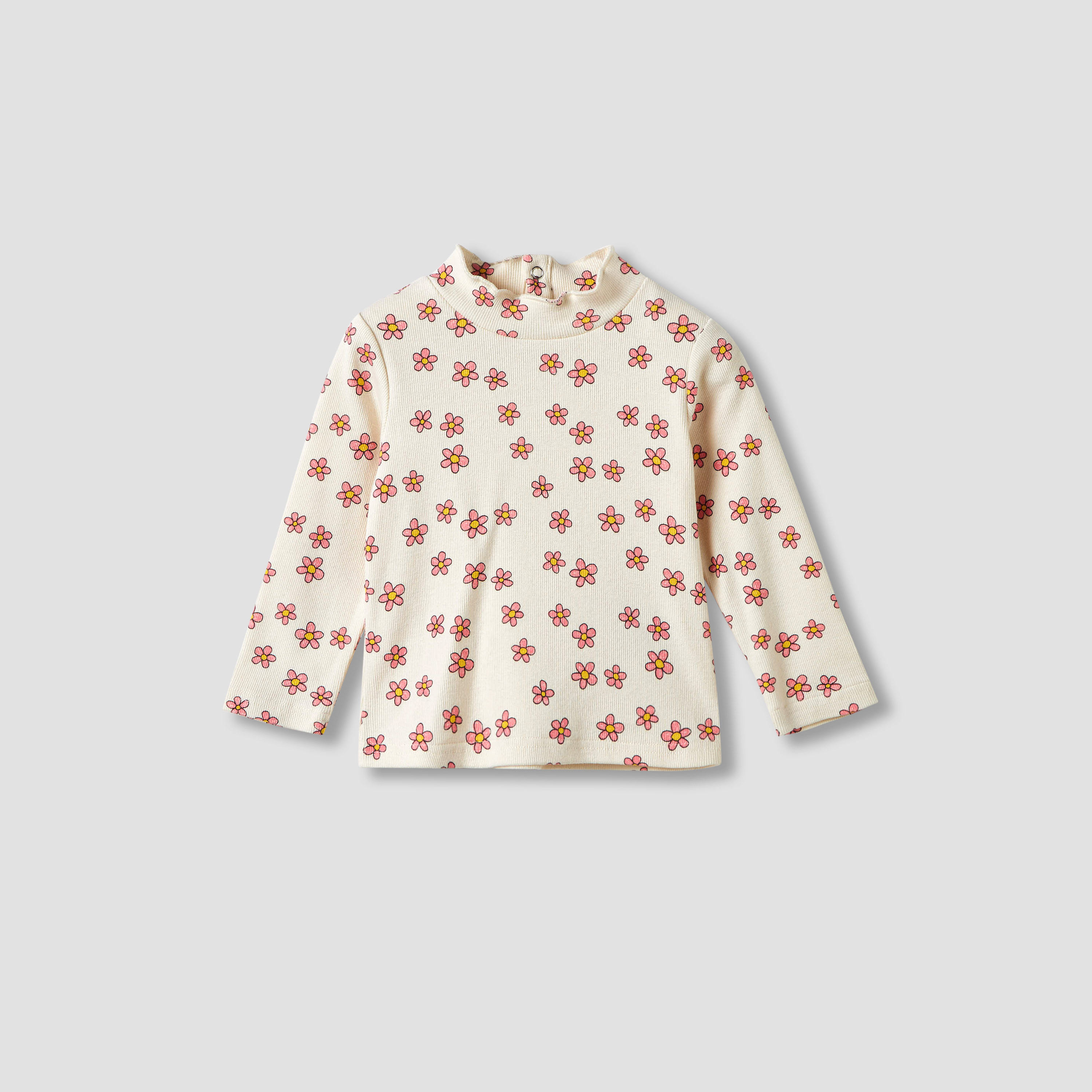 Juniors Floral Print T-shirt with Sweatshirt and Joggers Set-baby-girls-clothing-setsandcoords-image-4