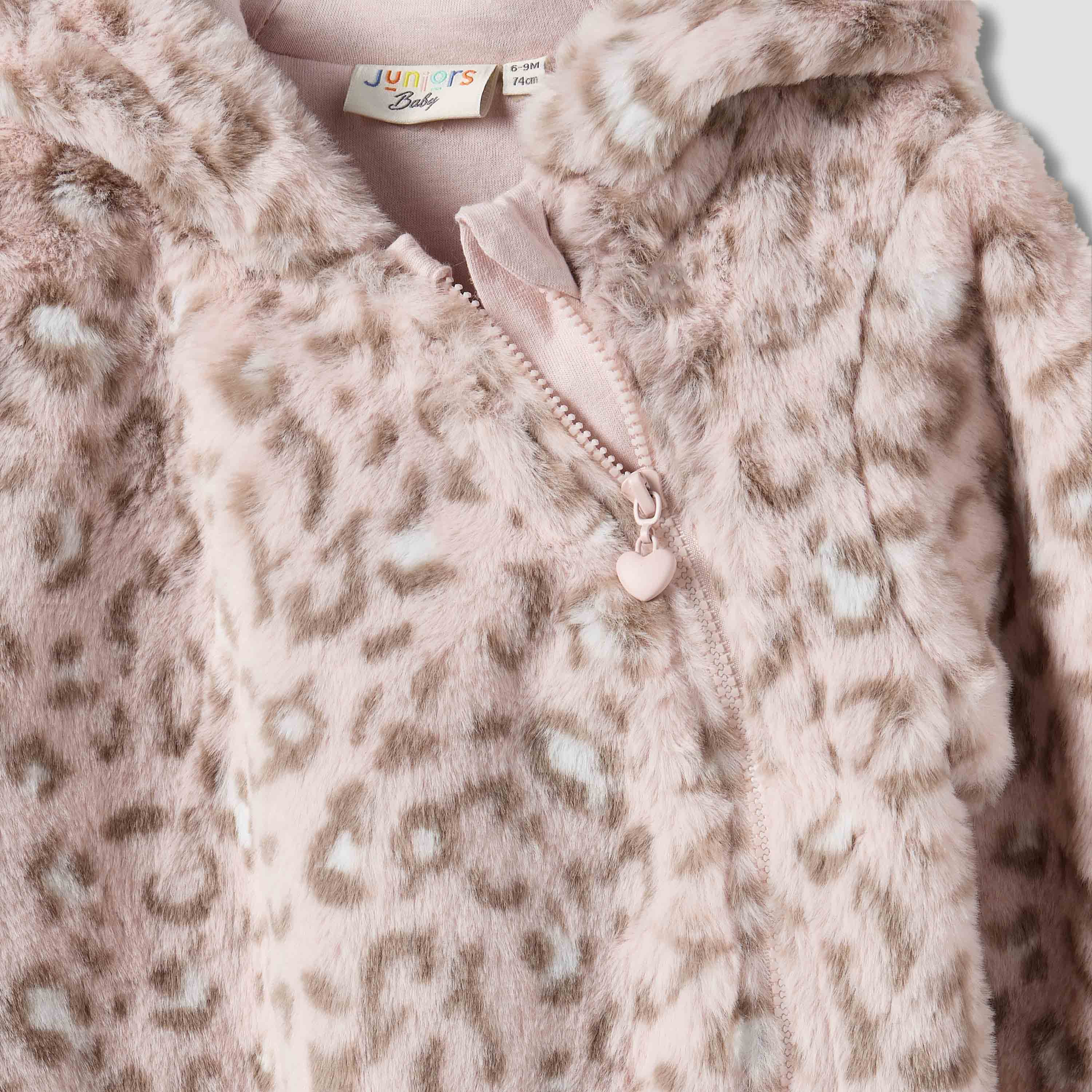 Juniors Hooded Sleepsuit with Print - Polyester - Long Sleeves-baby-girls-clothing-rompers-image-4