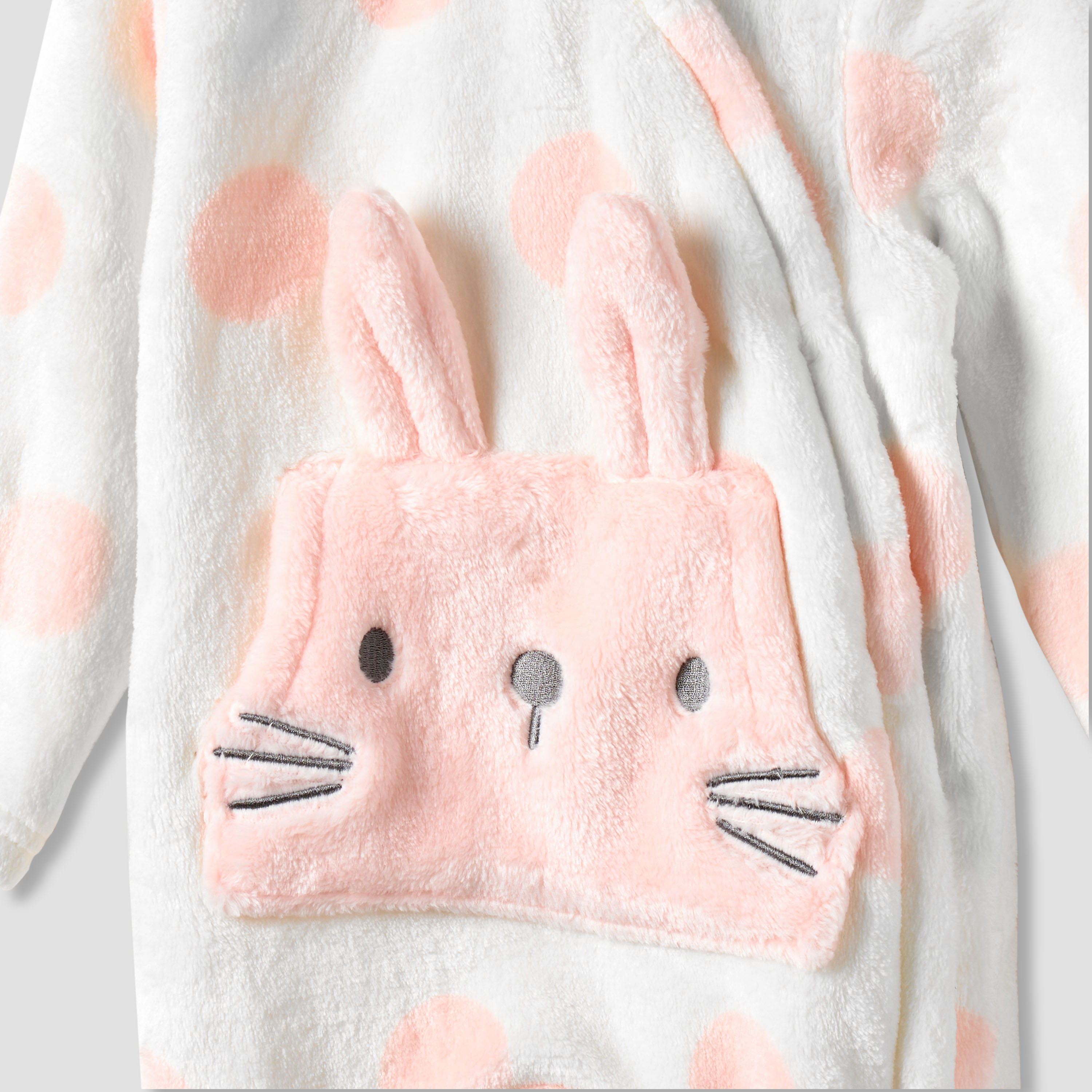 Juniors Hooded Neck Romper with Closed Feet - Long Sleeves-baby-girls-clothing-rompers-image-4