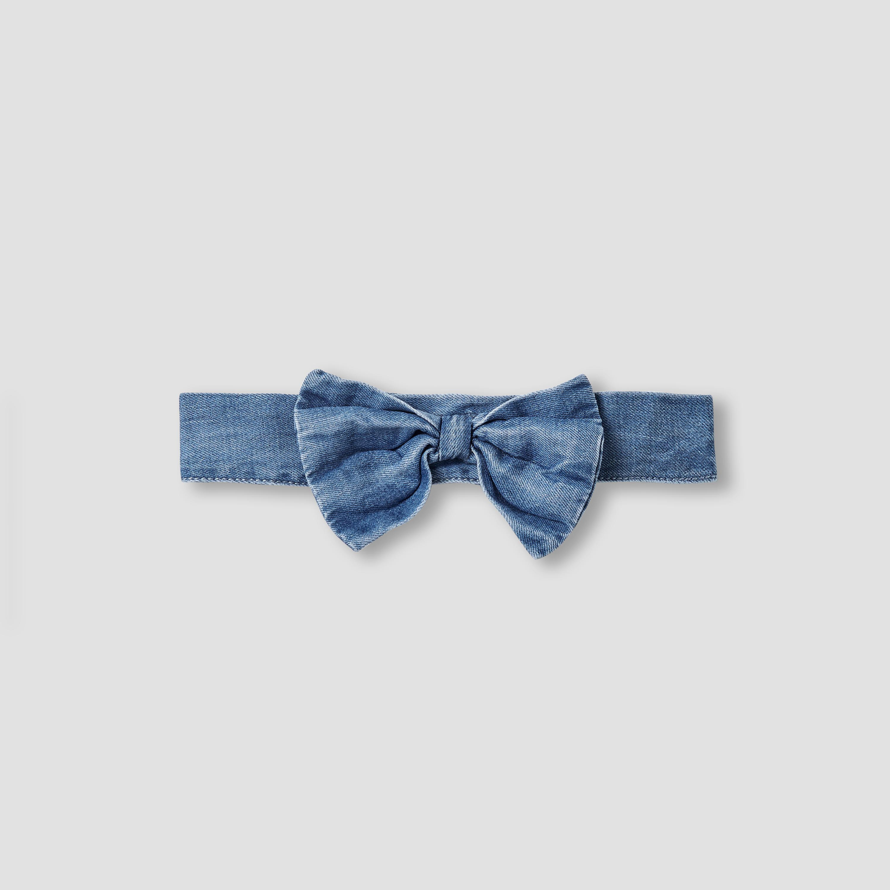 Juniors Bunny Applique Denim Dress with Headband-baby-girls-clothing-dressesandjumpsuits-image-6