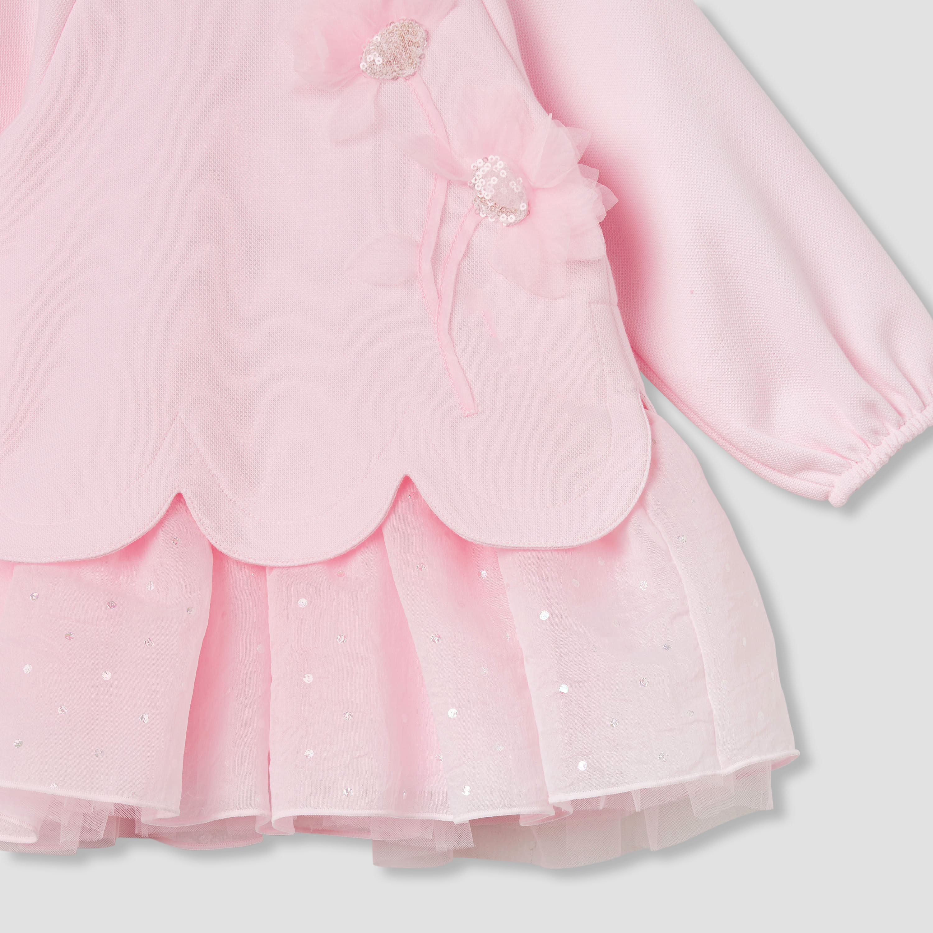 فستان كنزة بزينة زهرية وشريطة رأس من جونيورز-baby-girls-clothing-dressesandjumpsuits-image-5
