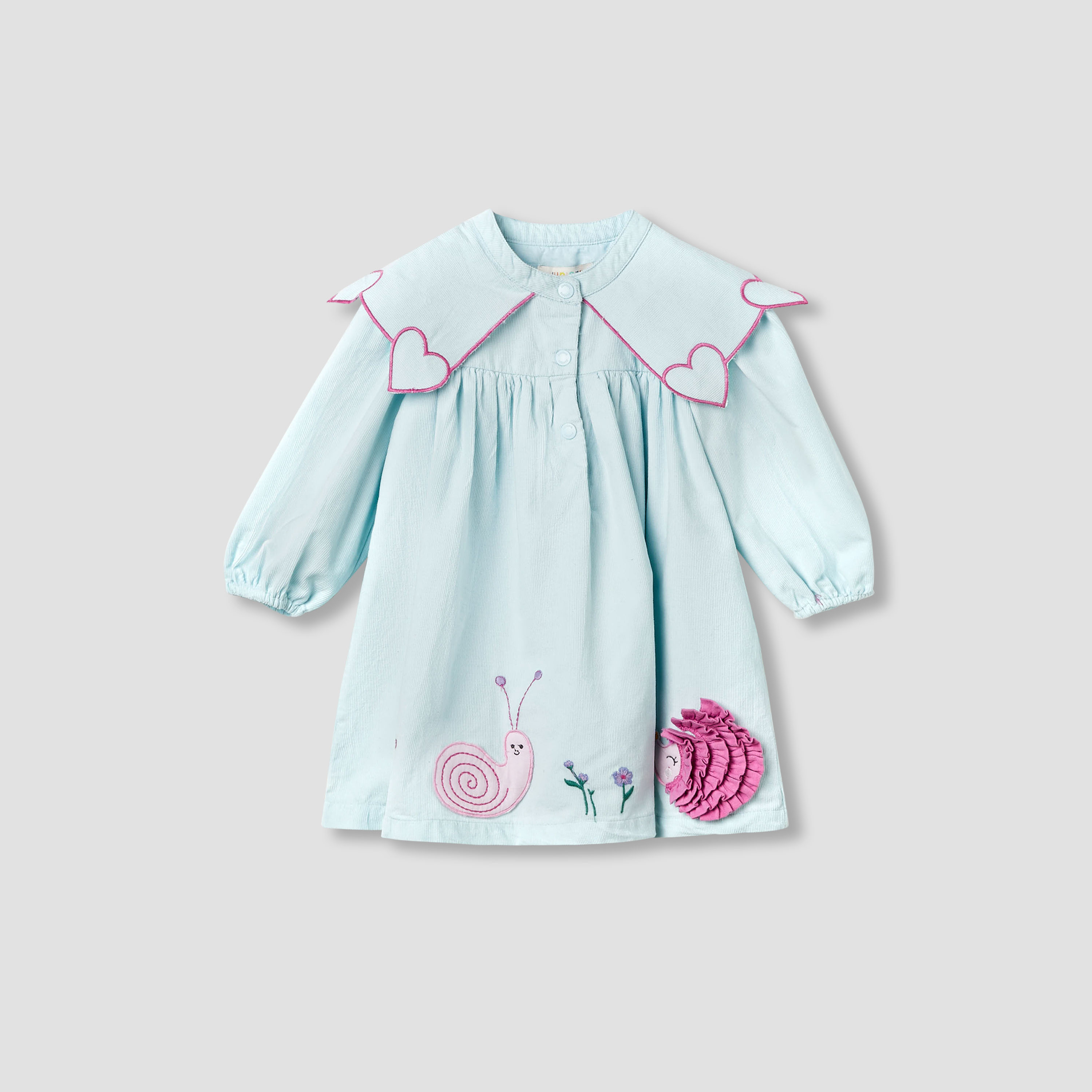 Juniors Applique Accent Collared Dress with Bloomers-baby-girls-clothing-dressesandjumpsuits-image-2