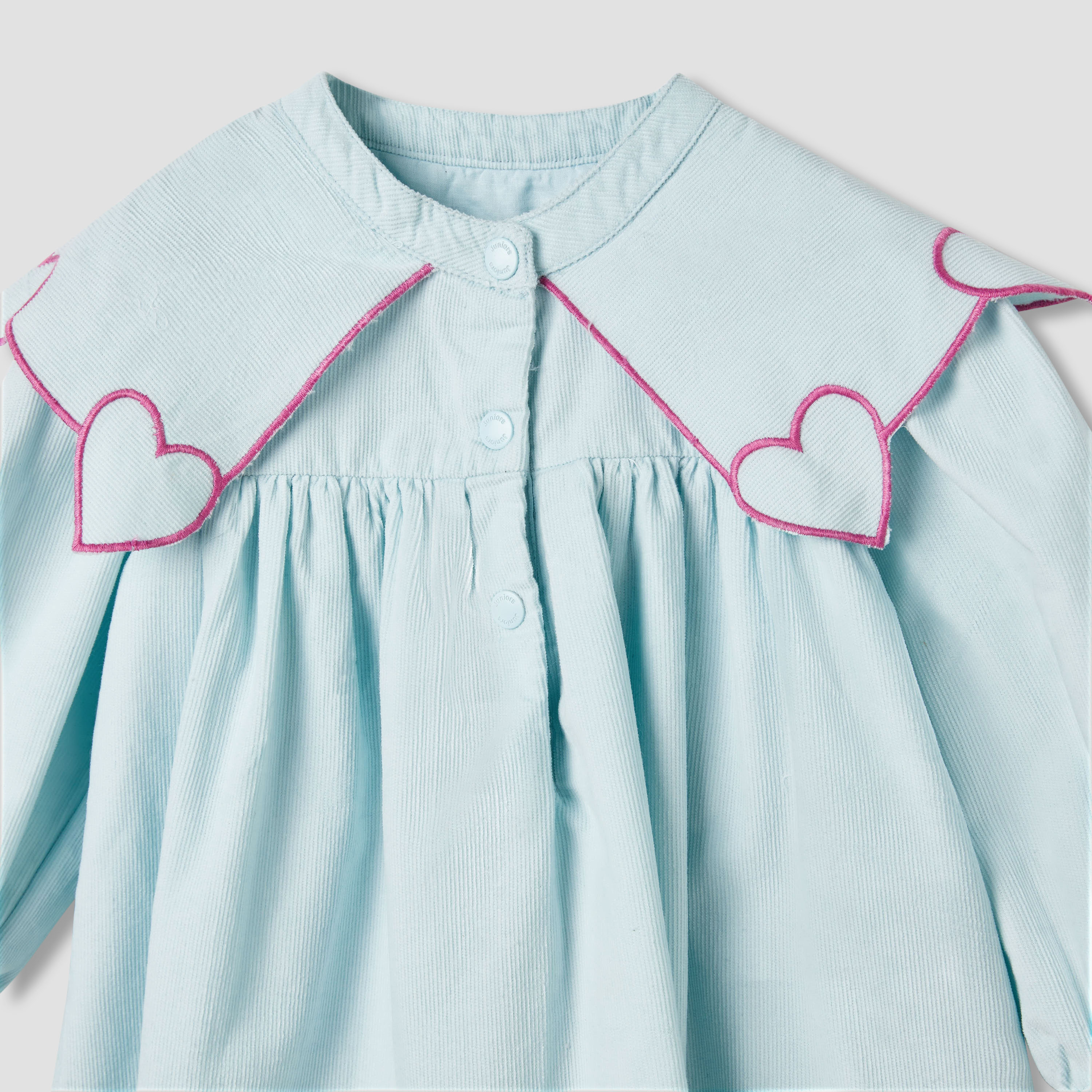 Juniors Applique Accent Collared Dress with Bloomers-baby-girls-clothing-dressesandjumpsuits-image-4