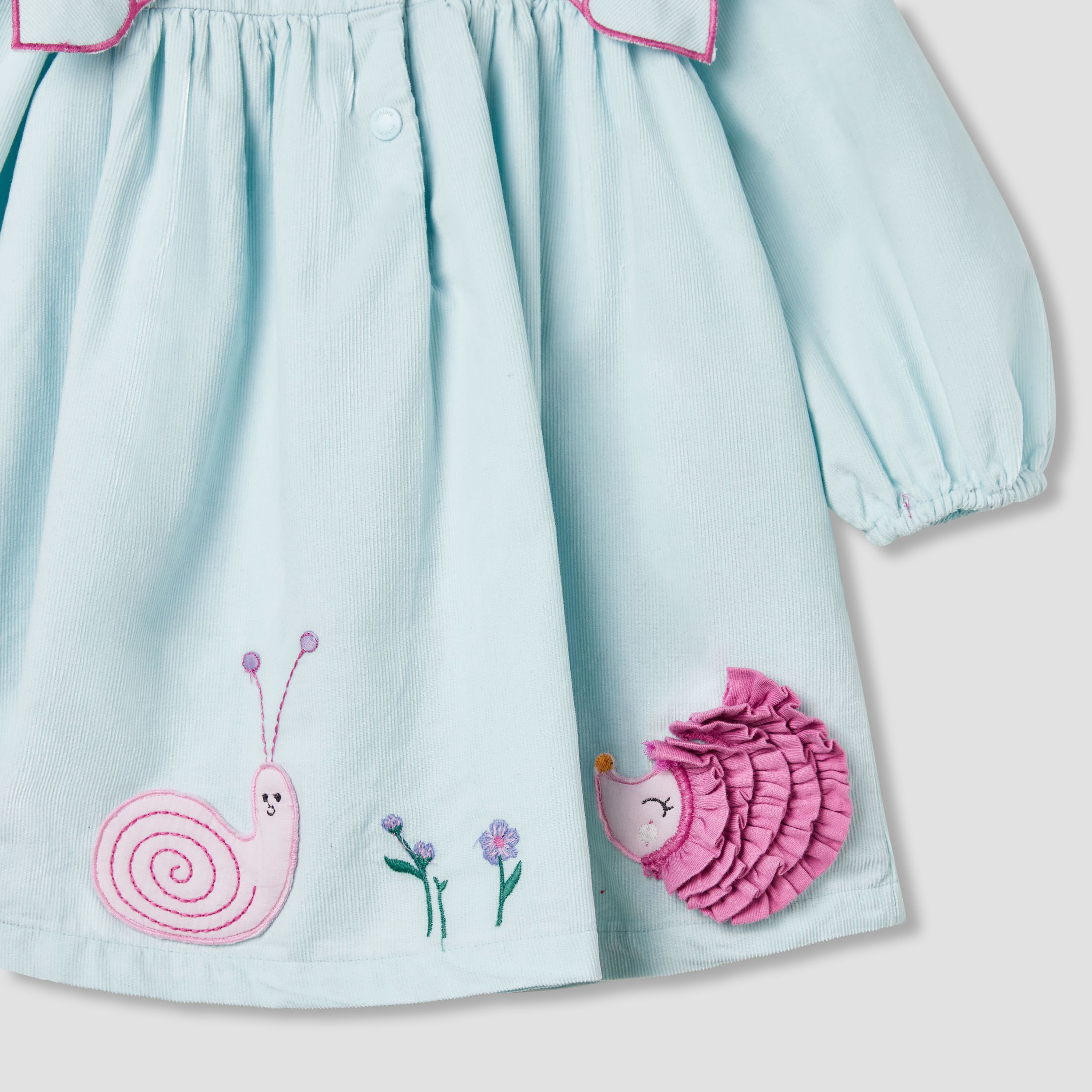 Juniors Applique Accent Collared Dress with Bloomers-baby-girls-clothing-dressesandjumpsuits-image-5