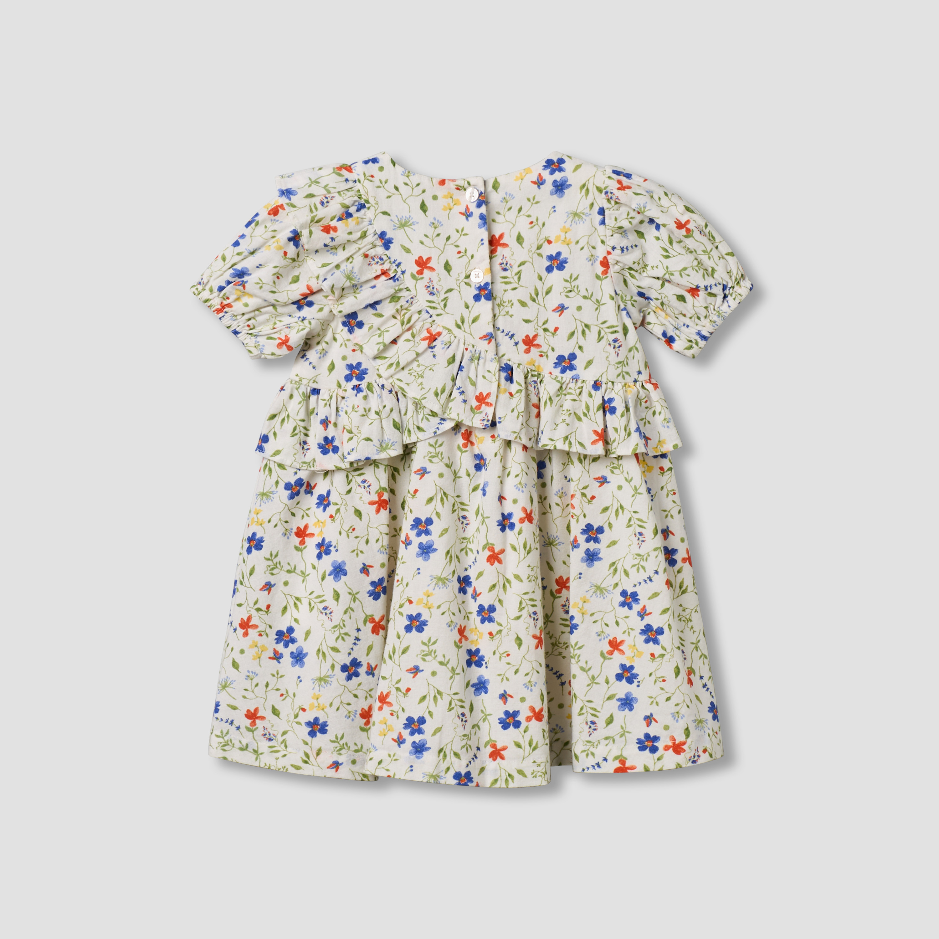 Juniors Round Neck Short Sleeves A-line Dress with Headband-baby-girls-clothing-dressesandjumpsuits-image-5