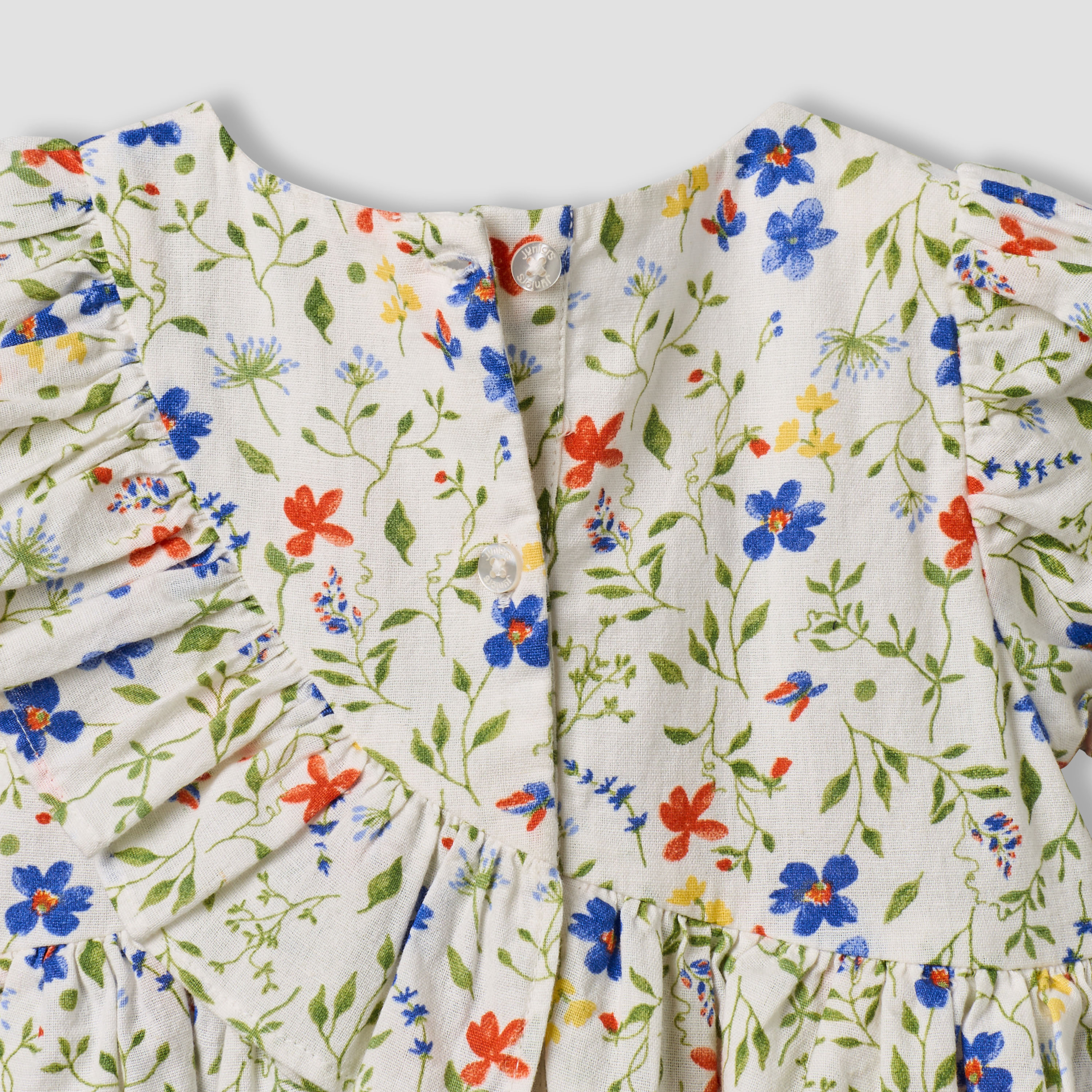 Juniors Round Neck Short Sleeves A-line Dress with Headband-baby-girls-clothing-dressesandjumpsuits-image-7