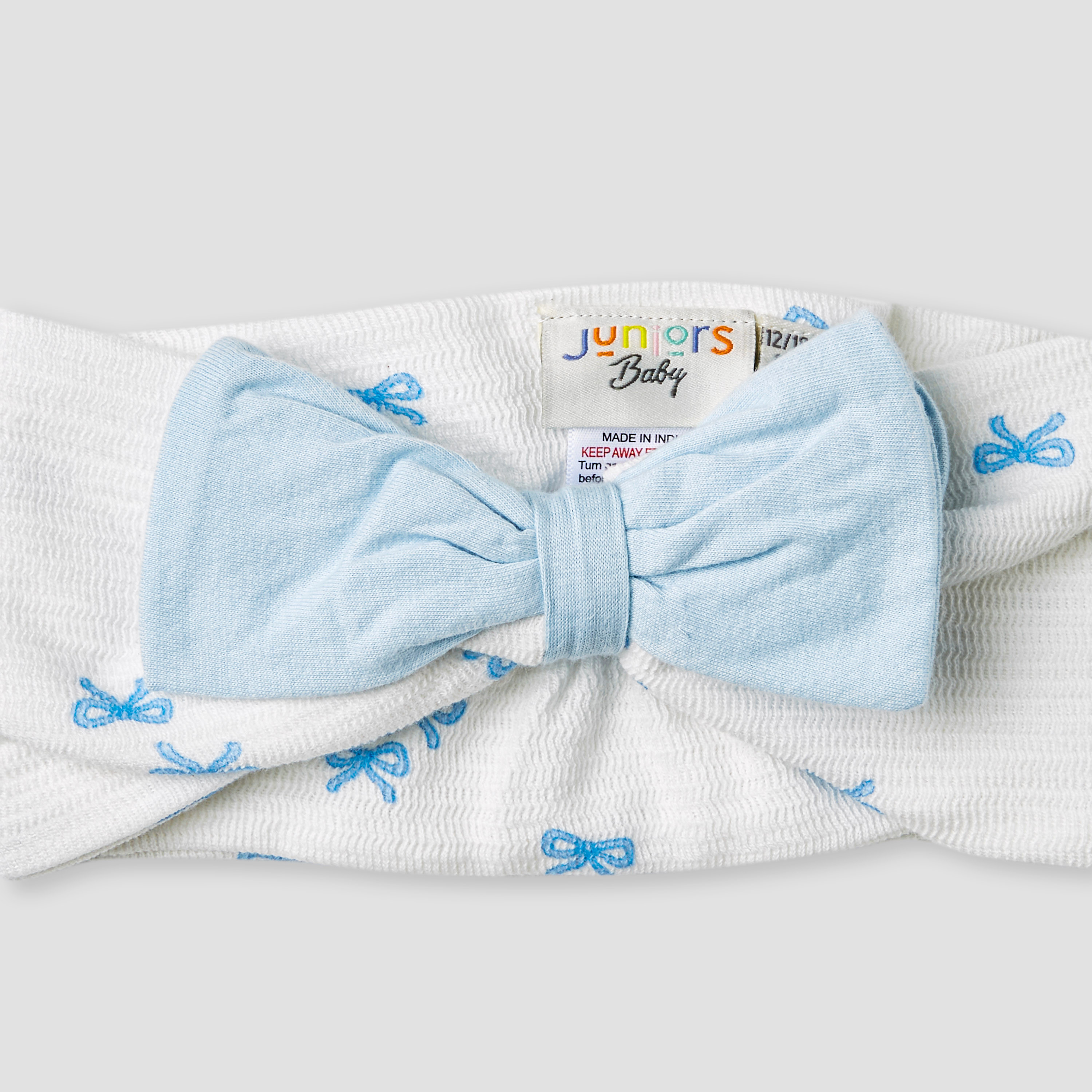 Juniors Bow Print Shirt with Skirt and Headband-baby-girls-clothing-setsandcoords-image-7