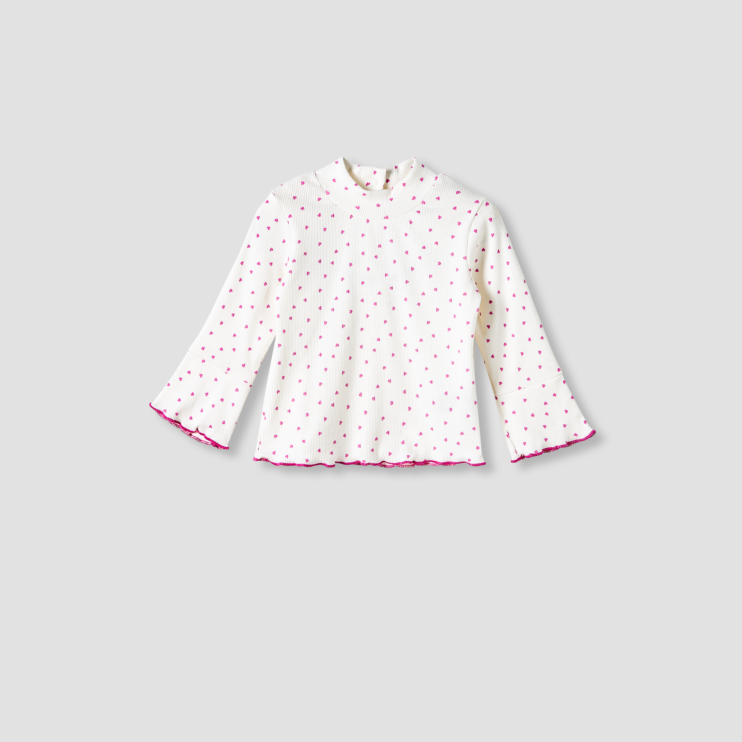 Juniors Girls T-shirt and Pinafore Set with Butterfly Applique - Cotton - Long Sleeves - Turtleneck-baby-girls-clothing-setsandcoords-image-3