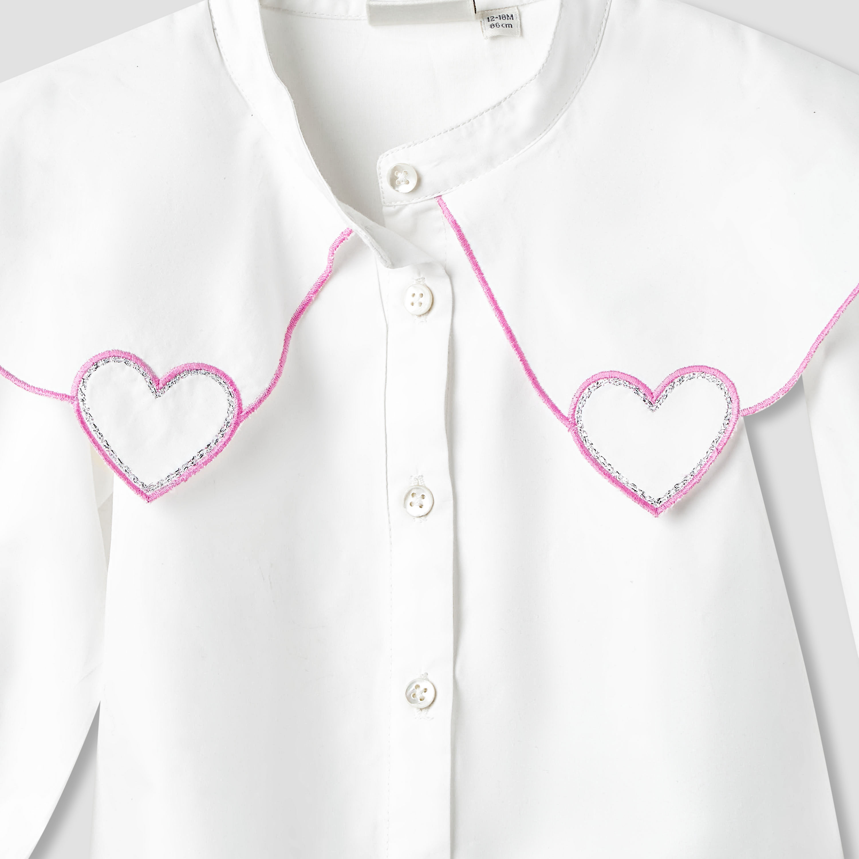 Juniors Embellished Collar Shirt and Pants Set-baby-girls-clothing-setsandcoords-image-5