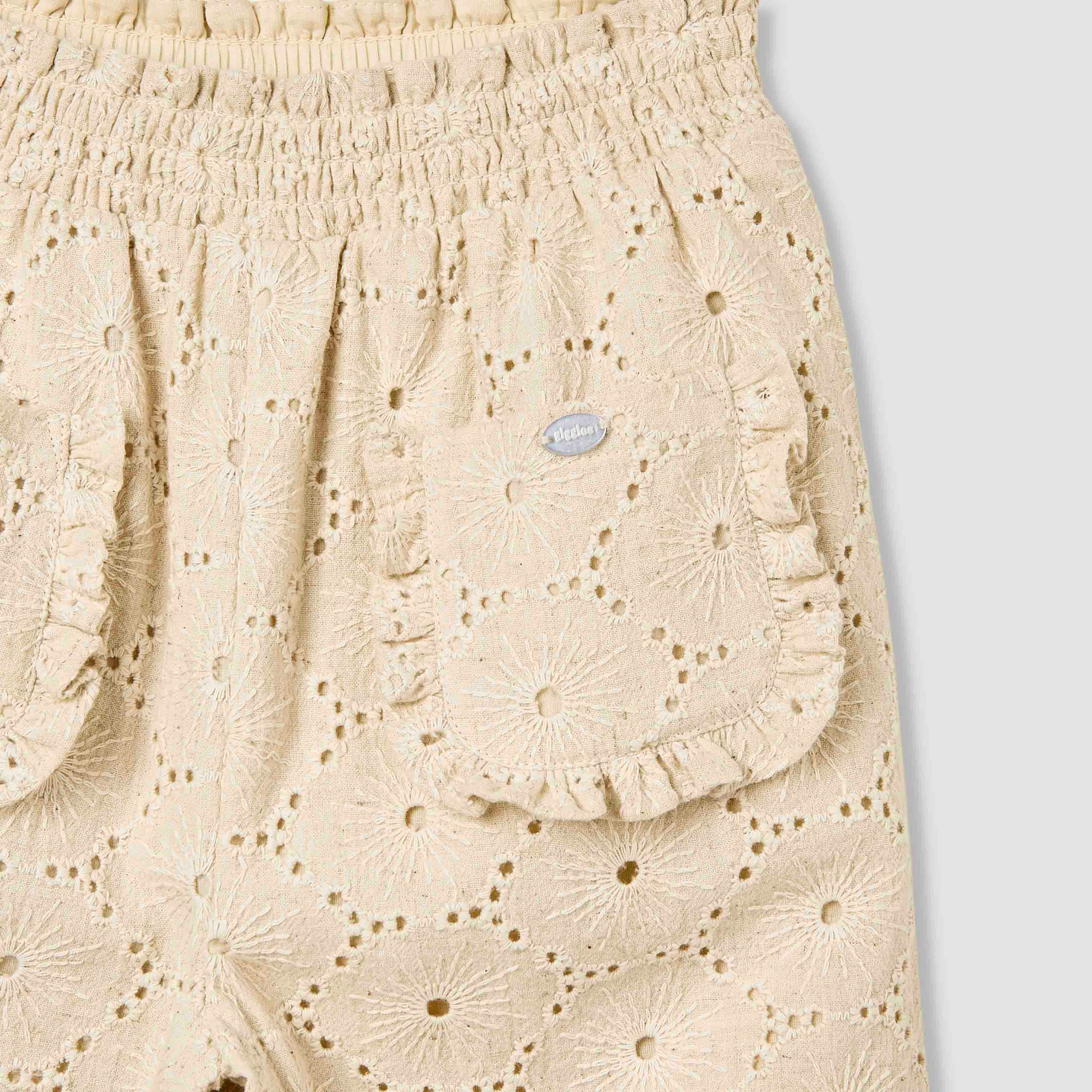 Giggles Schiffli Embroidered Pants with Elasticated Waistband-baby-girls-clothing-bottoms-trousers-image-3