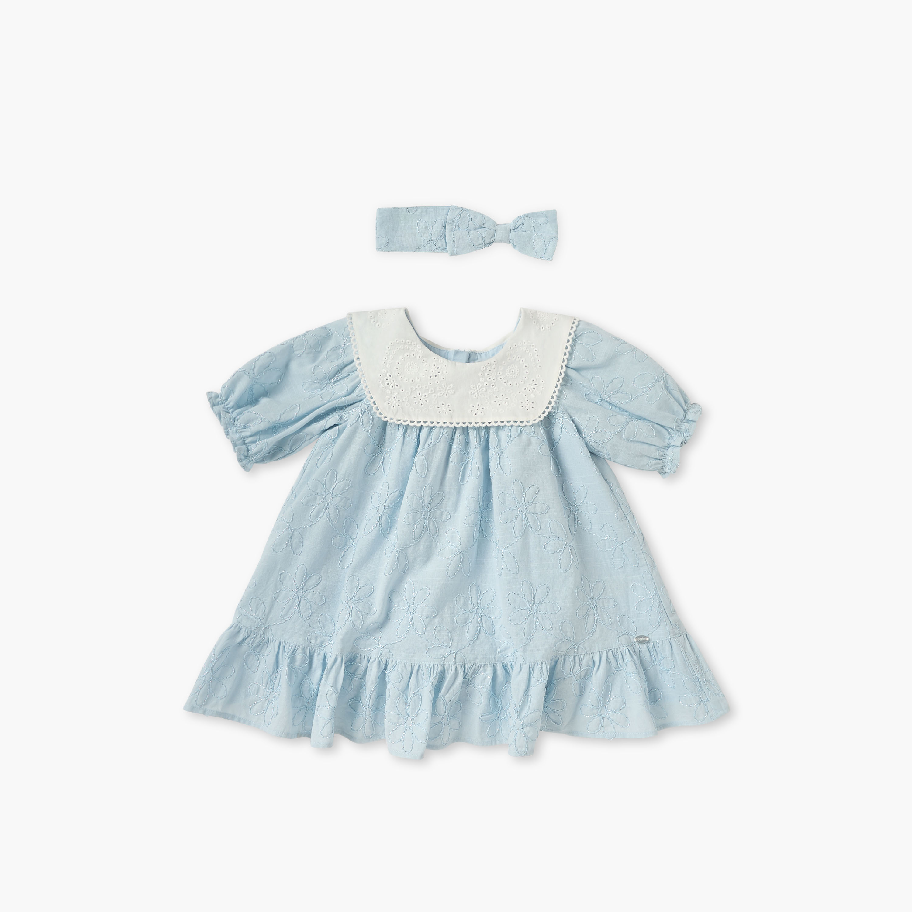 Giggles Embroidered Dress with Headband-baby-girls-clothing-dressesandjumpsuits-image-1