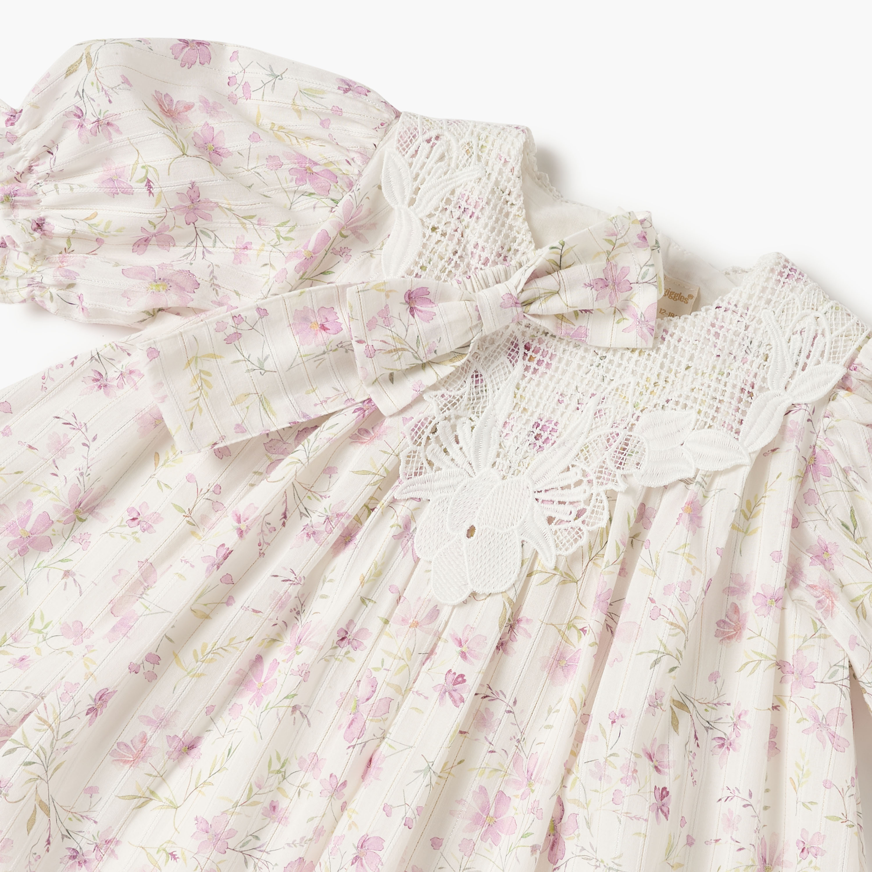 فستان بطبعات زهور مع ربطة رأس من جيجلز-baby-girls-clothing-dressesandjumpsuits-image-5