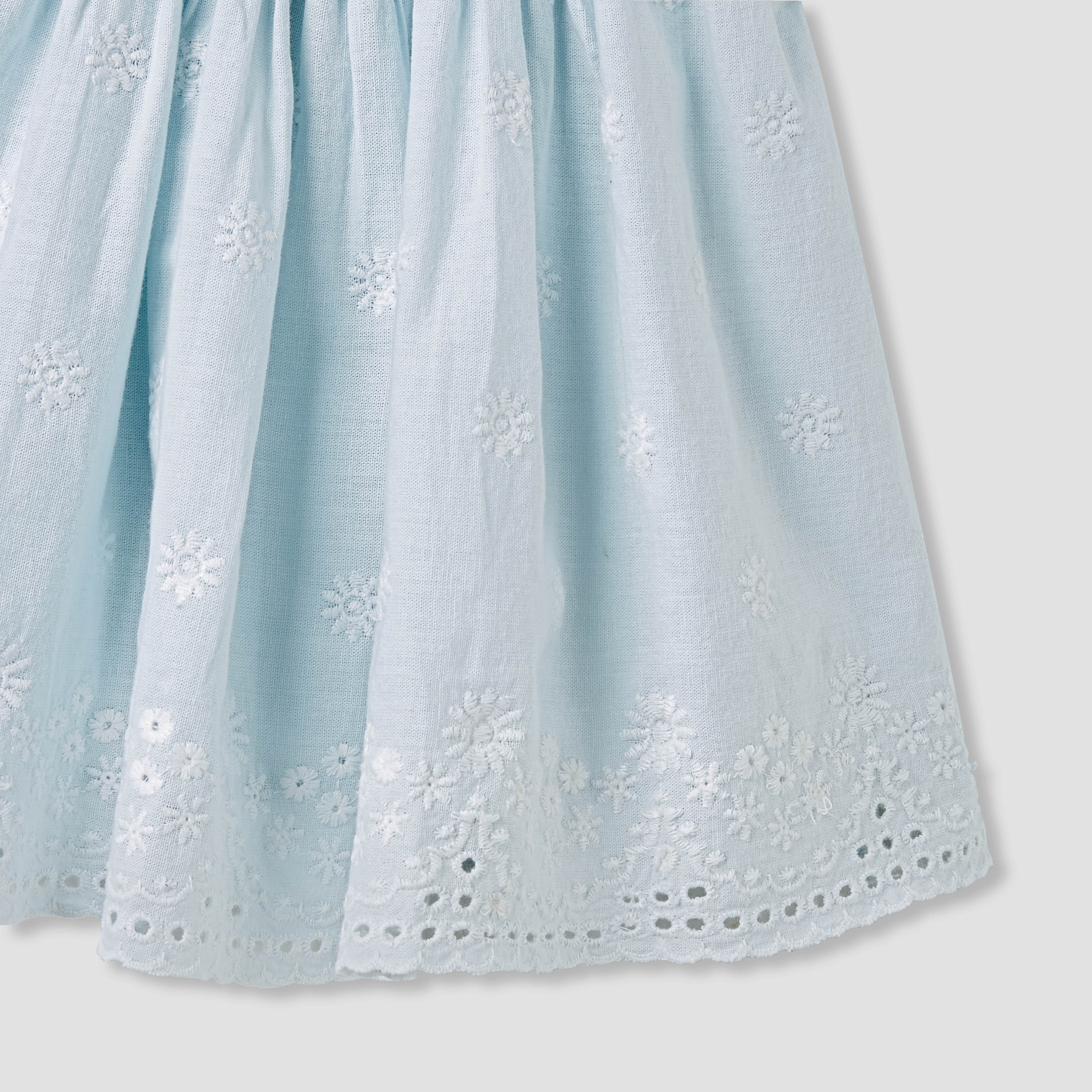 فستان إيه لاين بياقة مربعة وتفاصيل كشكش من جيجلز-baby-girls-clothing-dressesandjumpsuits-image-4