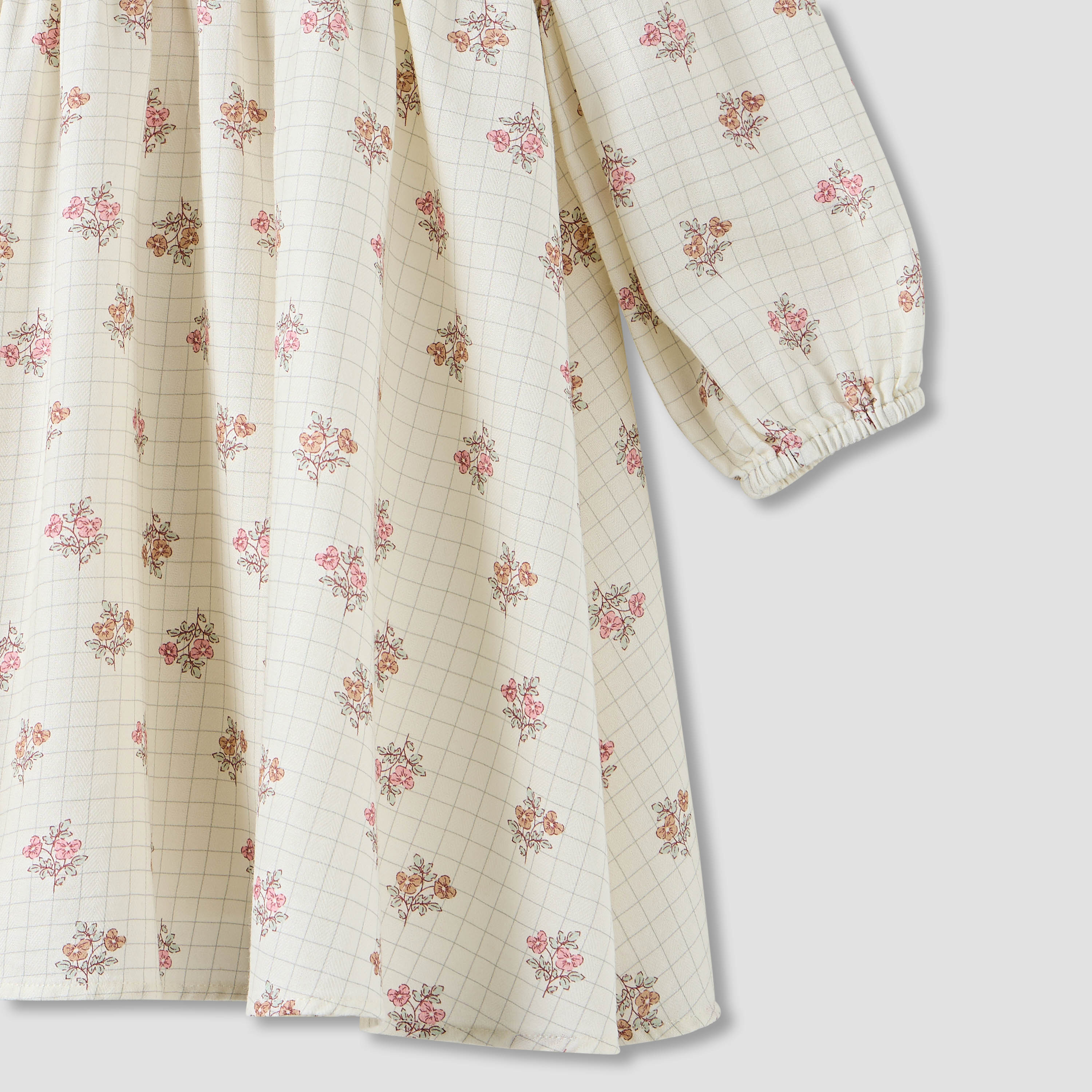 Giggles Floral Print Ruffle Dress and Tights Set-baby-girls-clothing-dressesandjumpsuits-image-5