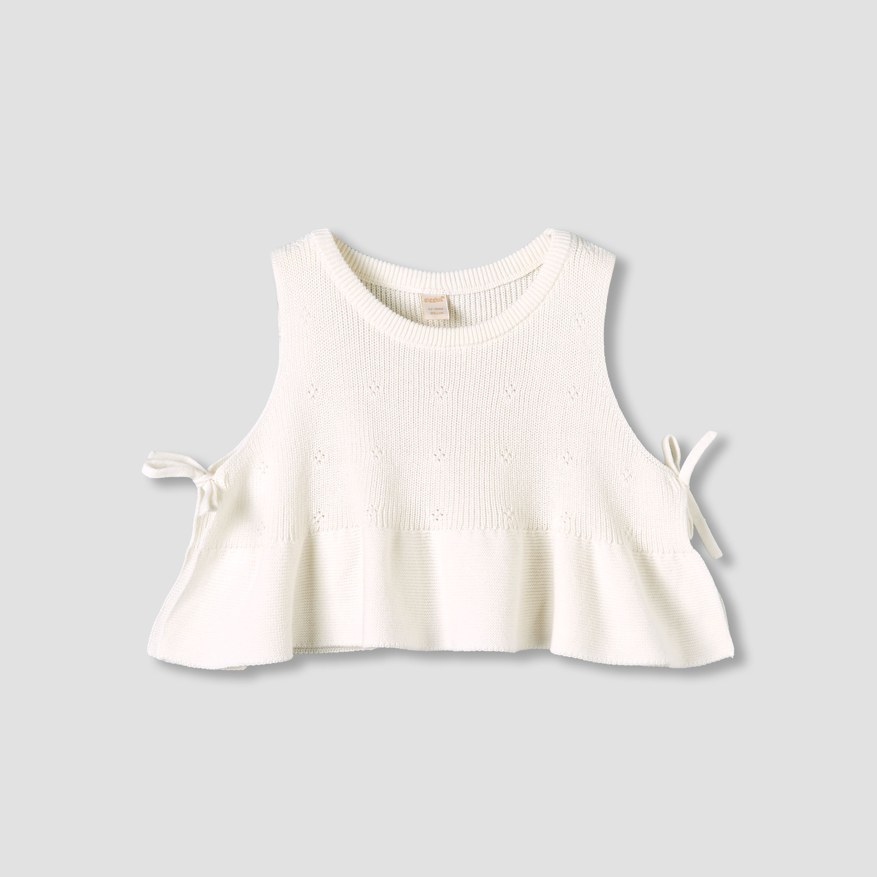 Giggles Peter Pan Collar Dress with Sleeveless Sweater and Tights-baby-girls-clothing-setsandcoords-image-3