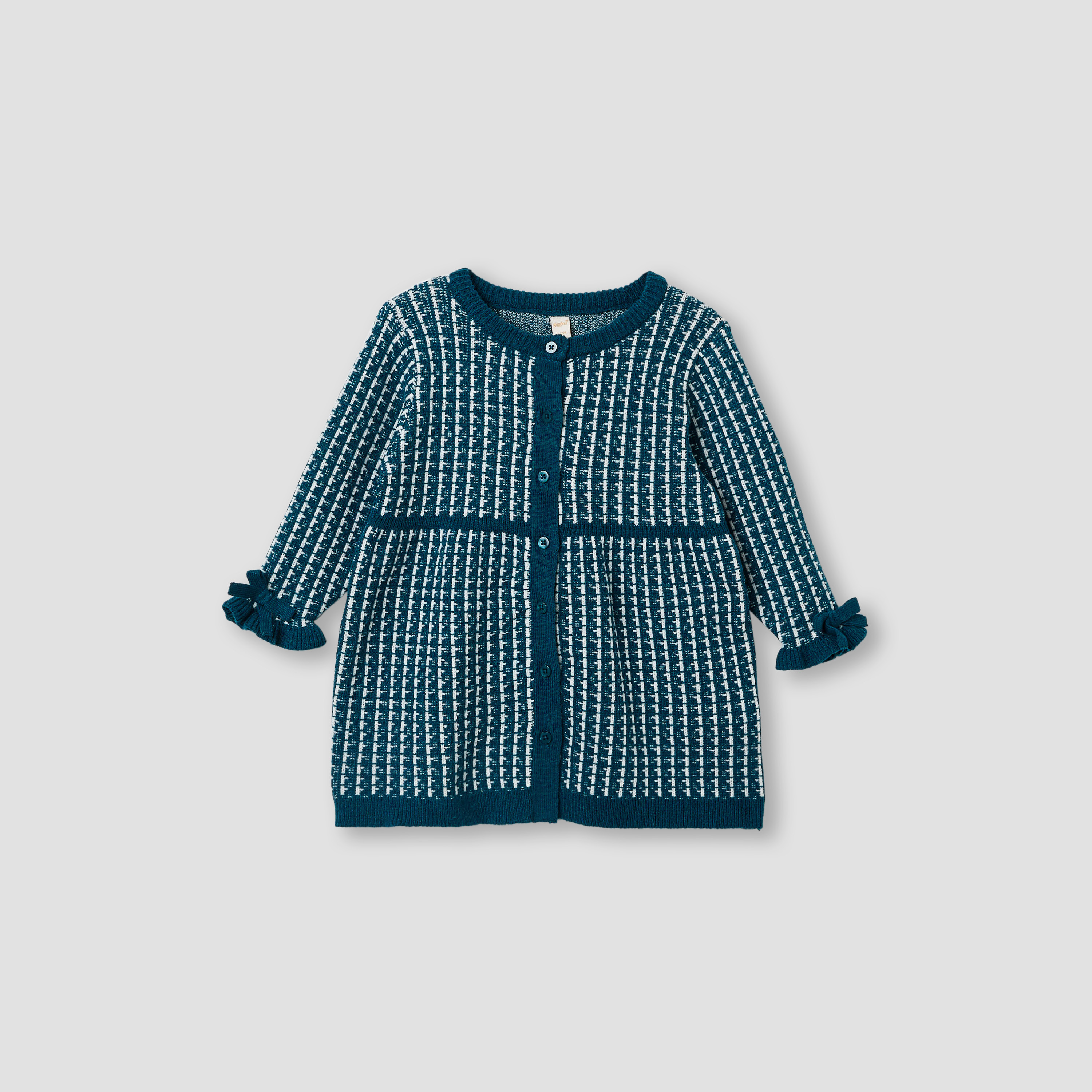 Giggles Textured Dress with Shrug and Tights-baby-girls-clothing-dressesandjumpsuits-image-3