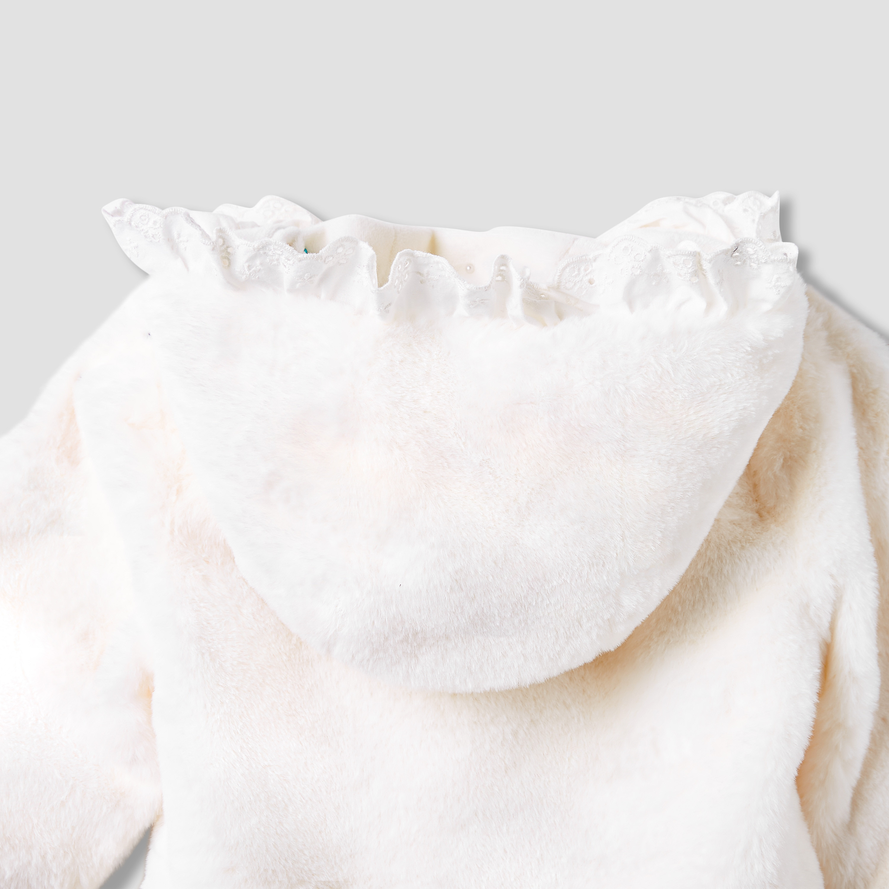 Giggles Faux Fur Hooded Zip Through Jacket with Schiffli Detail-baby-girls-clothing-winterwear-jacketsandcoats-image-5