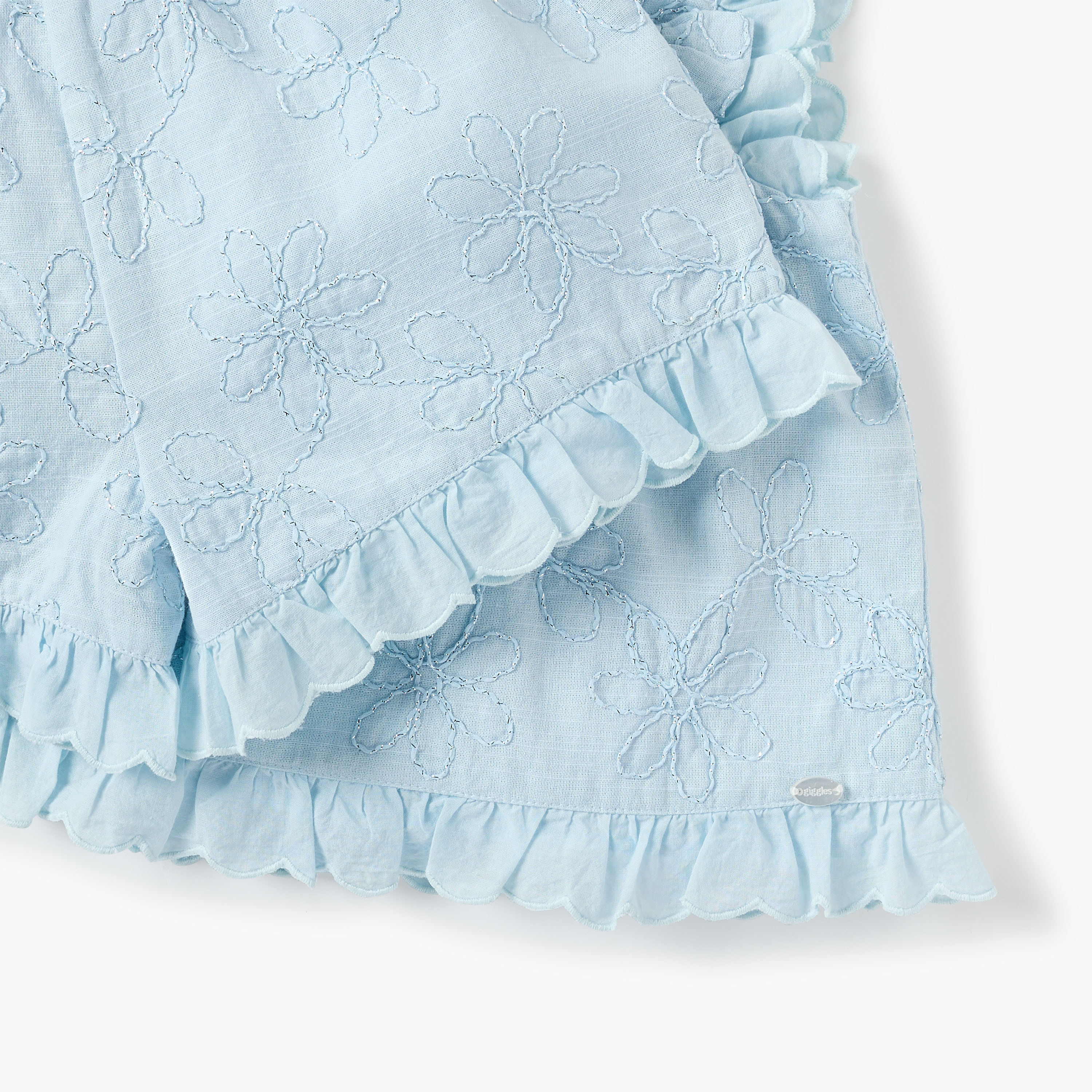 Giggles Floral Embroidered Top and Shorts Set-baby-girls-clothing-setsandcoords-image-5