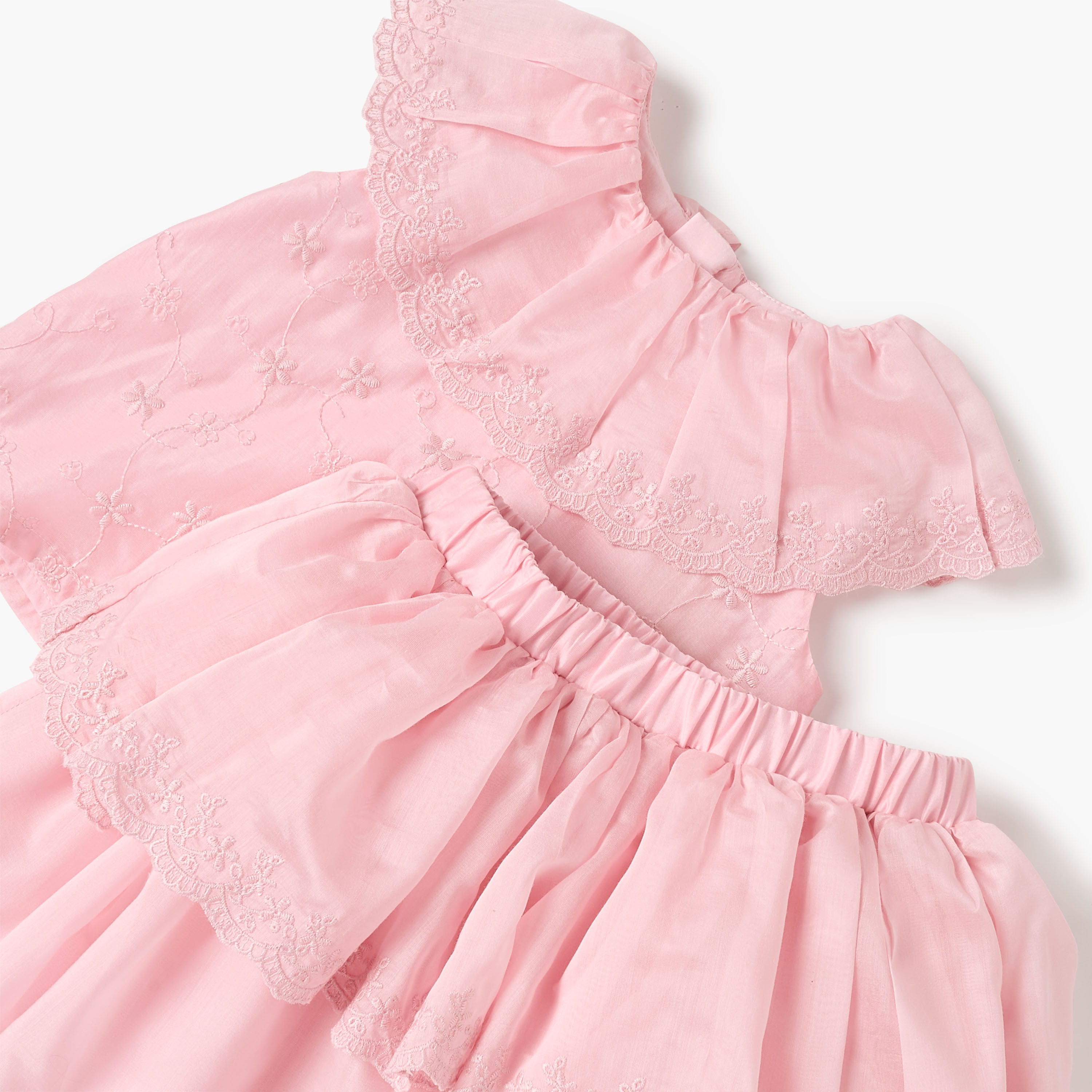 Giggles Embroidered Top and Skirt Set-baby-girls-clothing-setsandcoords-image-4