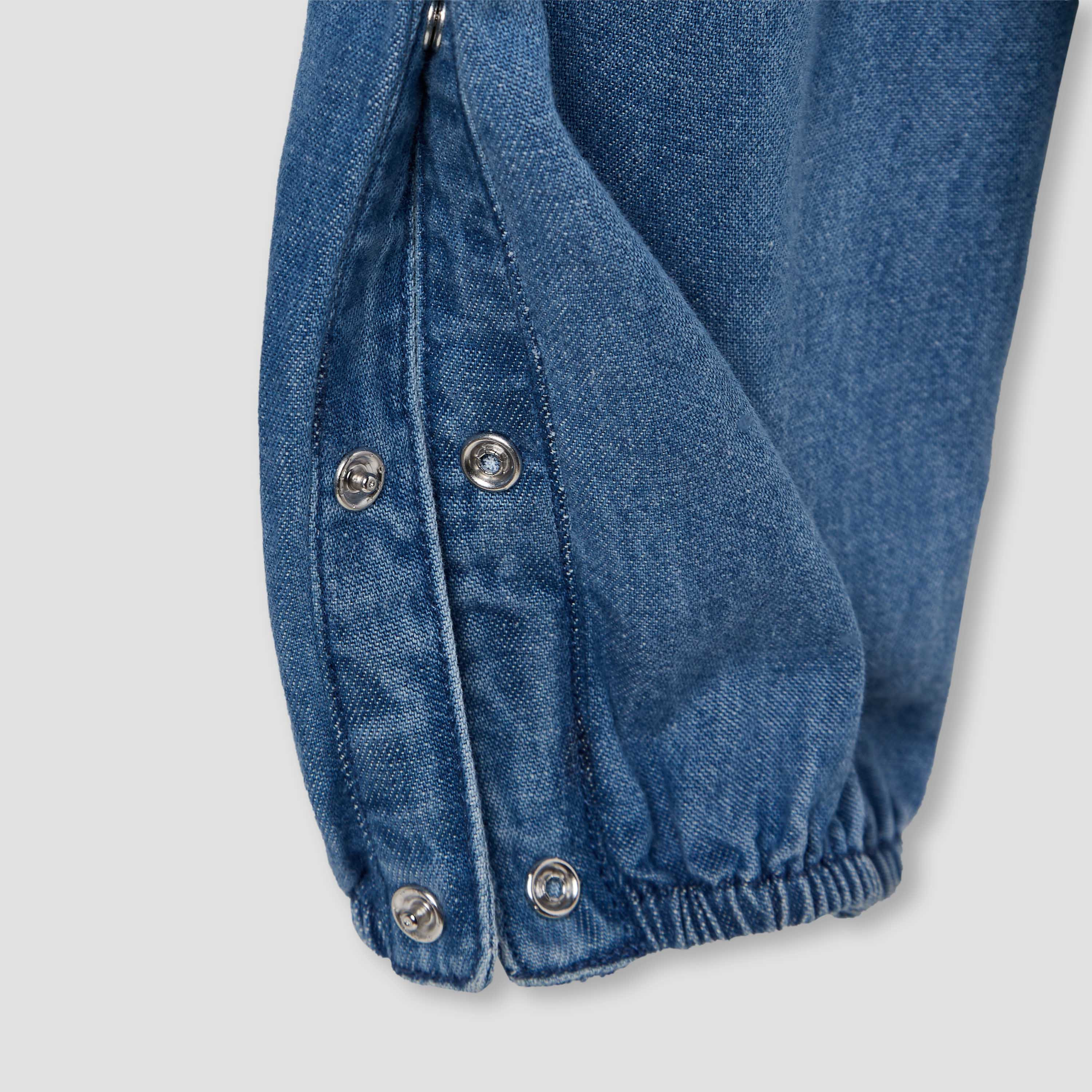 Giggles Embroidered Denim Dungaree and Top Set-baby-girls-clothing-setsandcoords-image-6