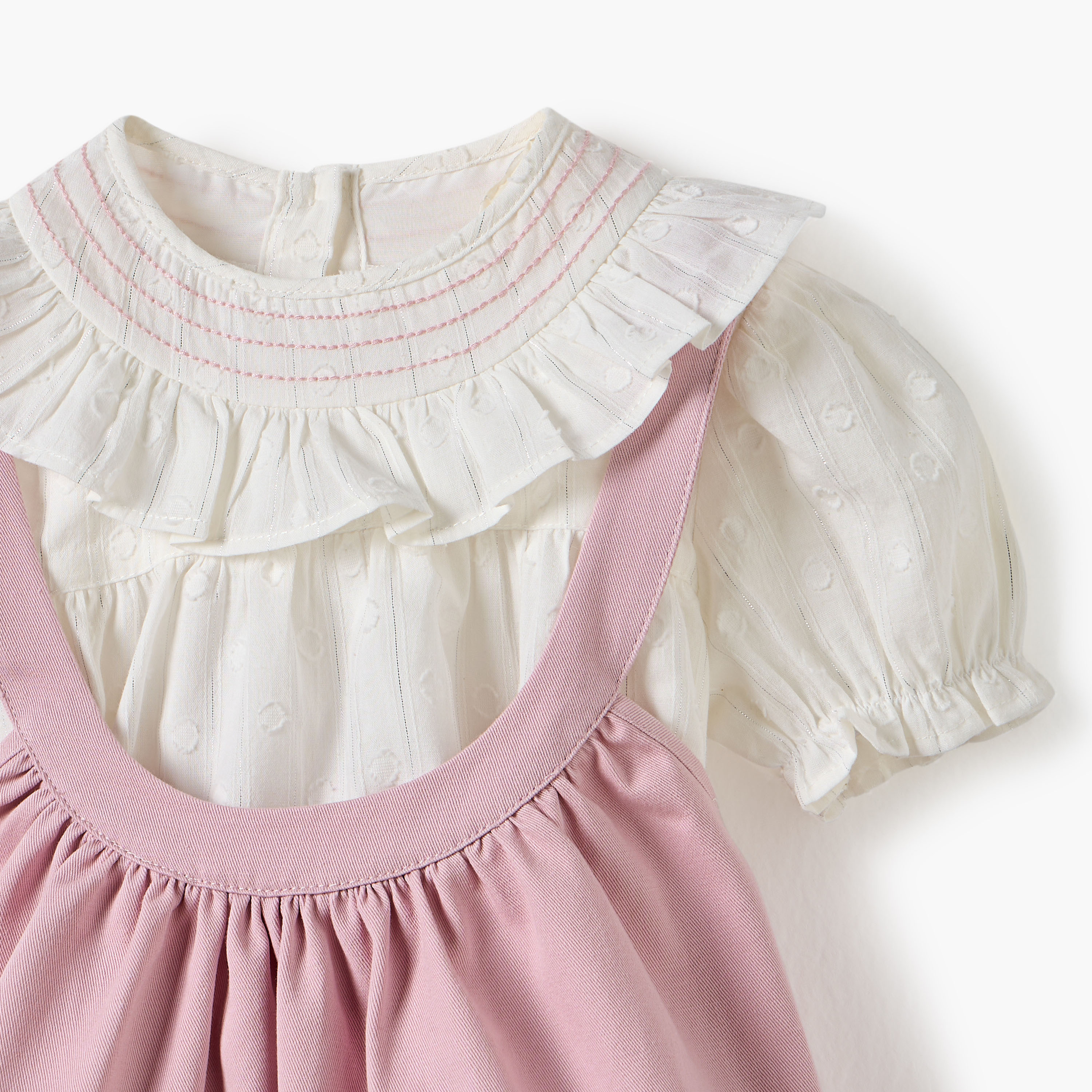 Giggles Embroidered Pinafore and Top Set-baby-girls-clothing-setsandcoords-image-4