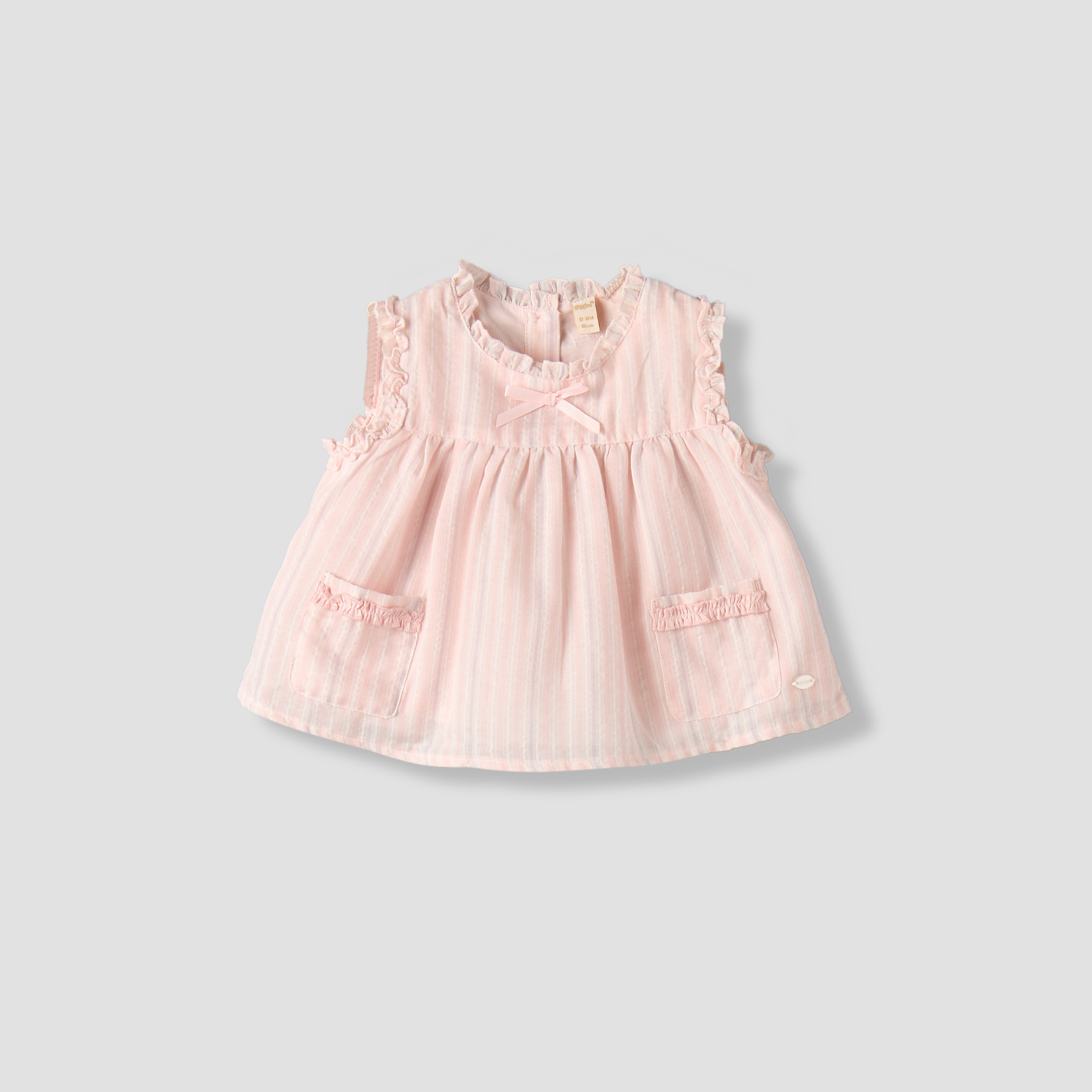 Giggles Round Neck Sleeveless Top and Shorts Set with Button Closure-baby-girls-clothing-setsandcoords-image-8
