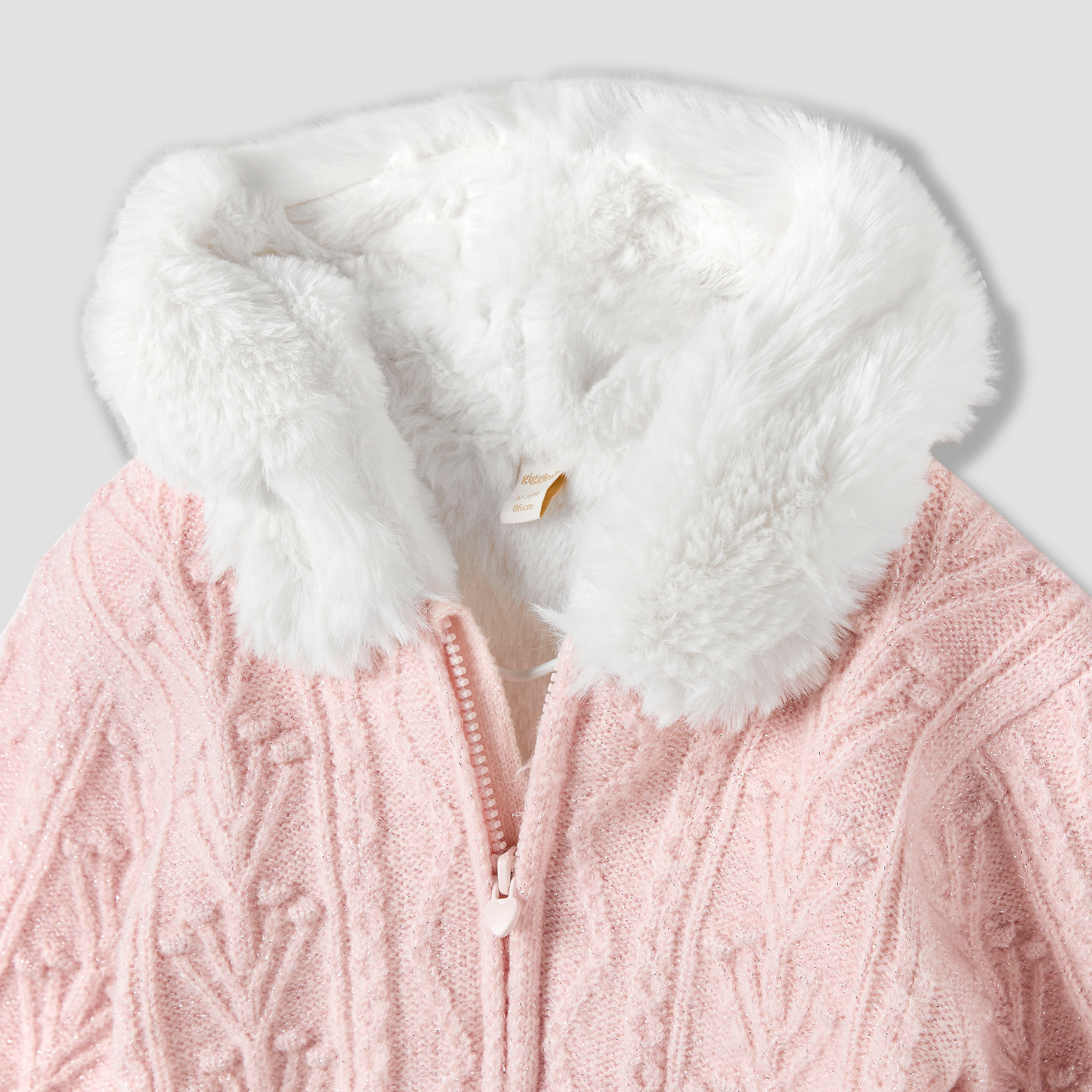 أفرول بقبعة بارزة الملمس وأكمام طويلة من جيجلز-baby-girls-clothing-winterwear-rompers-image-3